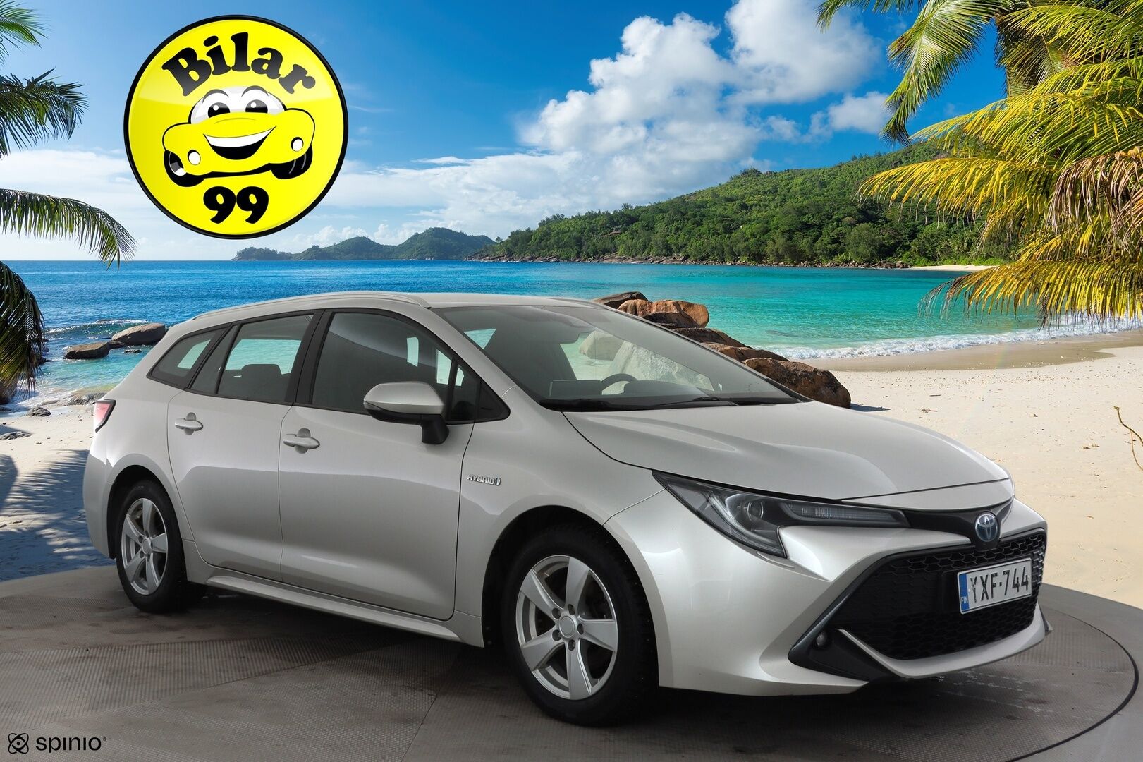 Toyota Corolla 2020 Touring Sports 1,8 Hybrid Active * ACC / P.kamera / LED / Navi / Koukku / KeylessGo / Sähköluukku * - 1.Om Suomi-auto / Kahdet renkaat aluvanteilla / Merkkihuollettu