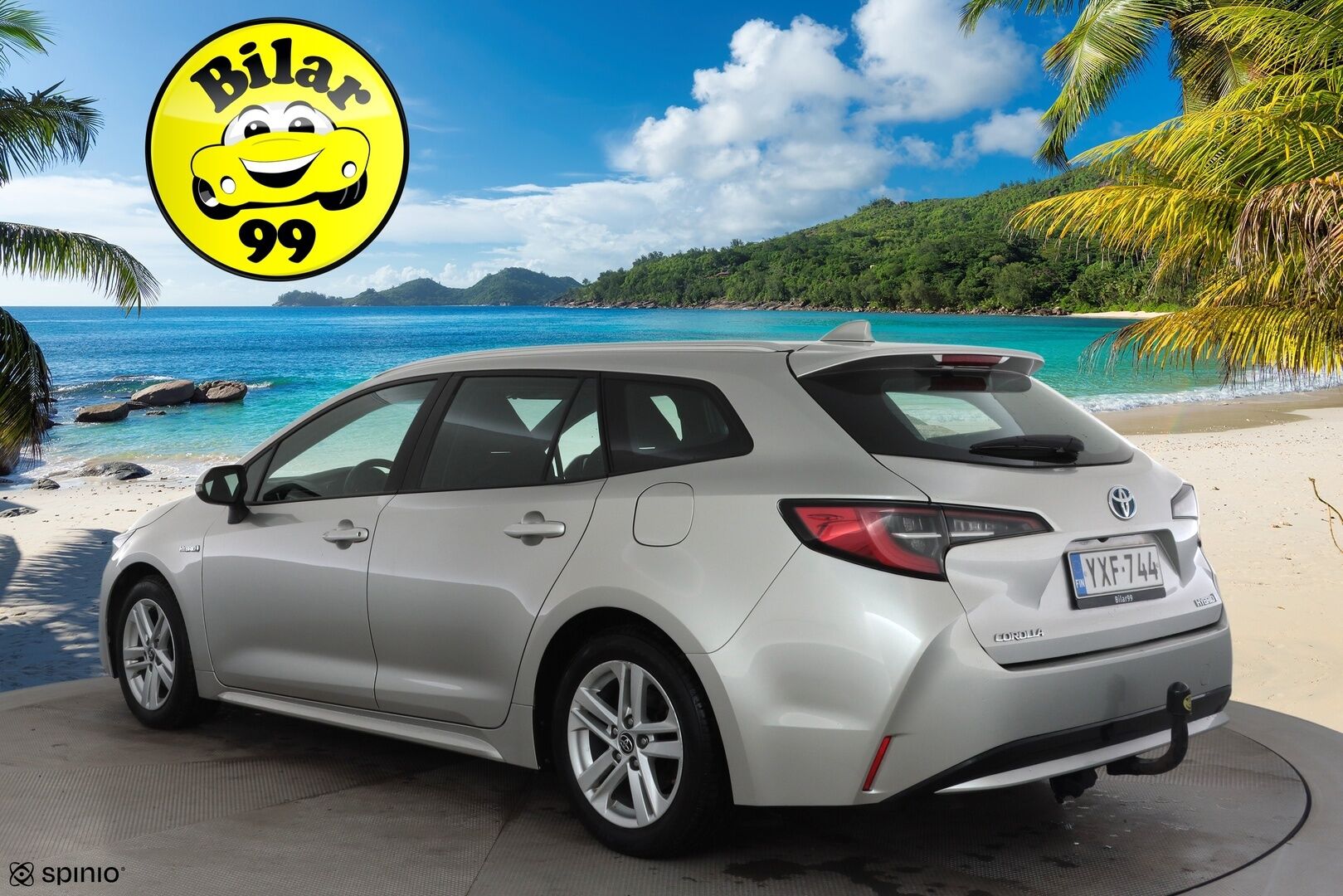 Toyota Corolla 2020 Touring Sports 1,8 Hybrid Active * ACC / P.kamera / LED / Navi / Koukku / KeylessGo / Sähköluukku * - 1.Om Suomi-auto / Kahdet renkaat aluvanteilla / Merkkihuollettu