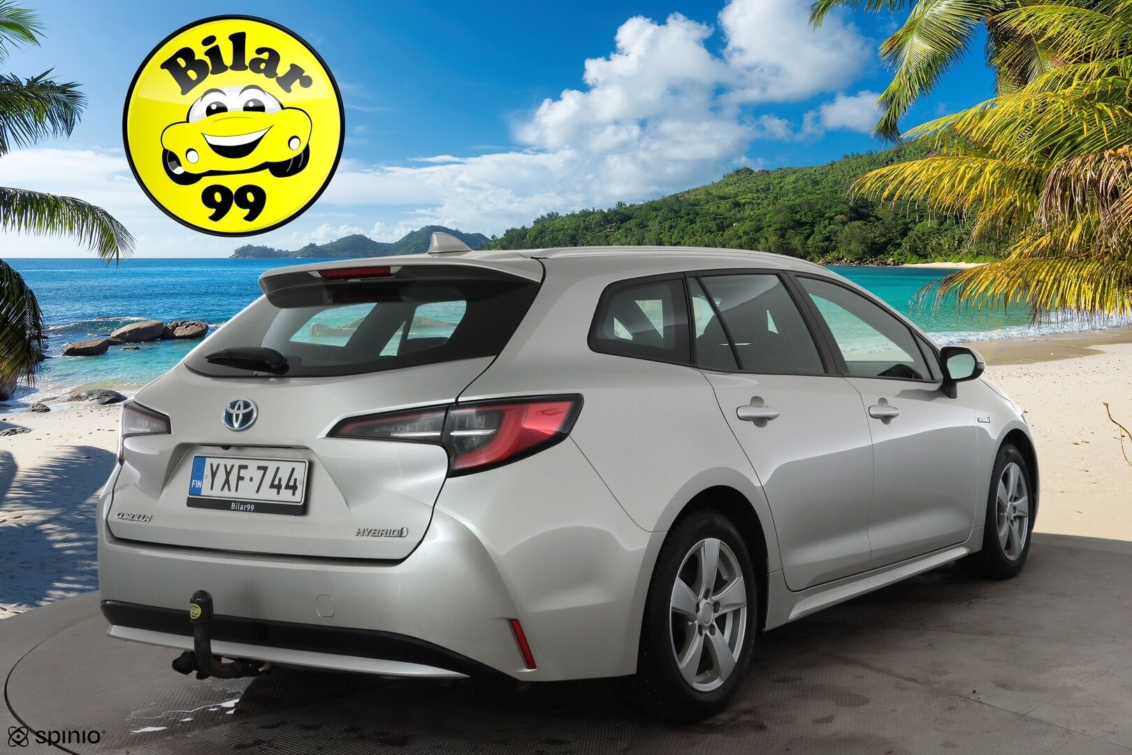 Toyota Corolla 2020 Touring Sports 1,8 Hybrid Active * ACC / P.kamera / LED / Navi / Koukku / KeylessGo / Sähköluukku * - 1.Om Suomi-auto / Kahdet renkaat aluvanteilla / Merkkihuollettu