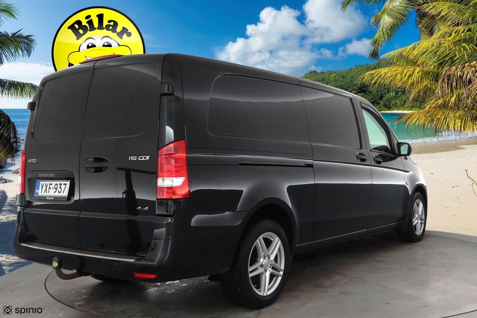 Mercedes-Benz Vito 2020 116CDI 4x4-3,05/34K pitkä A3 A 4MATIC Edition * Vakkari / ILS-LED / Webasto / Koukku / P.kamera / Nahat * - Suomi-auto / ALV-väh. / Kahdet Renkaat