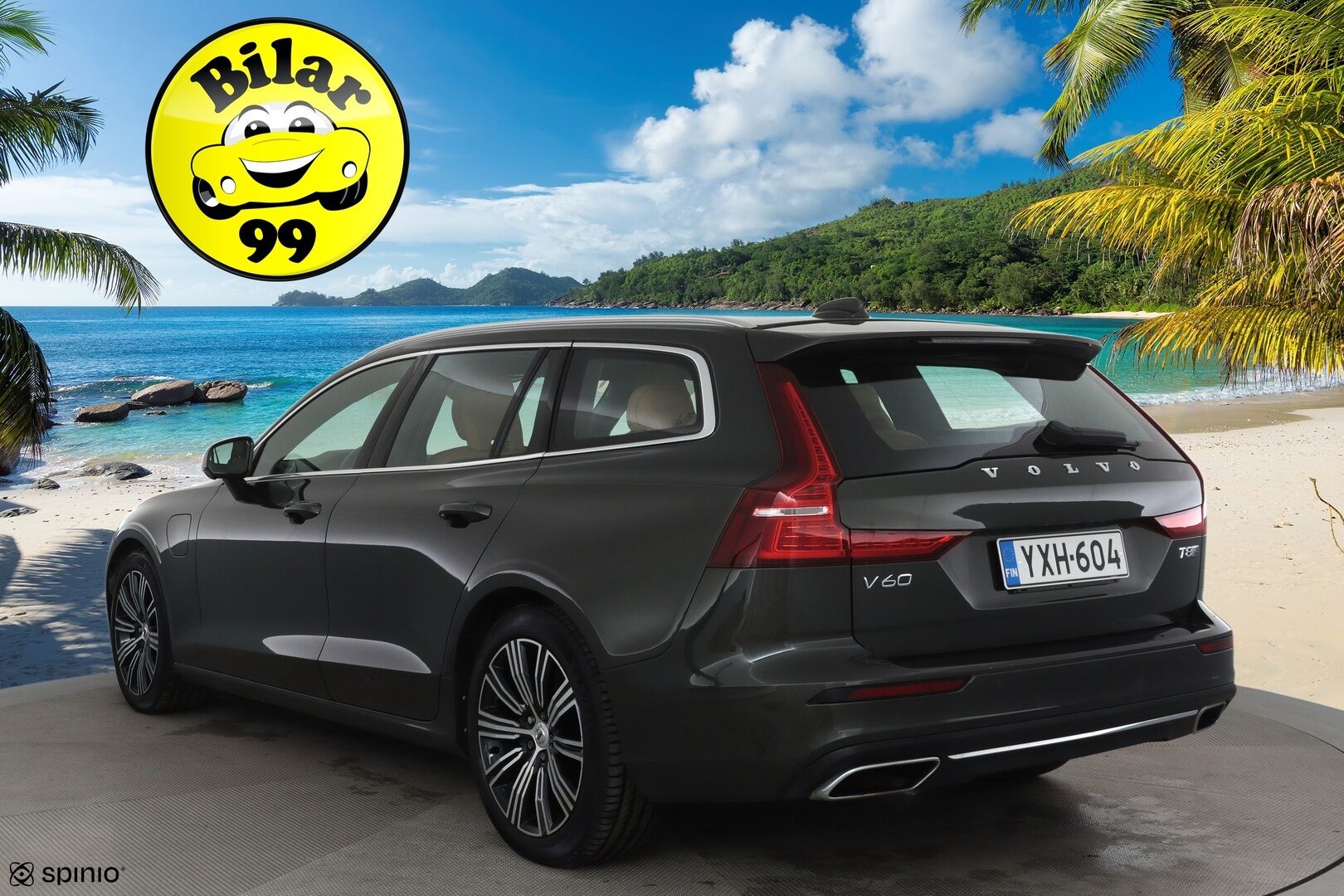 Volvo V60 2020 T8 TwE AWD Business Inscription aut. *ACC / H&K / Webasto / Muistipenkki / 360° / Full LED / HUD / Navi / KeylessGo* - 3,99 % KORKOTARJOUS TÄHÄN AUTOON 28.9. ASTI! - 1.Om Suomi-auto / Kahdet renkaat aluvanteilla