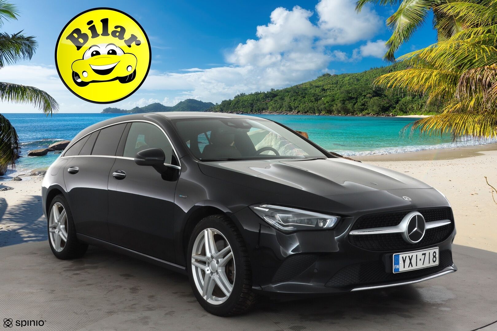 Mercedes-Benz CLA 2021 250 e A Shooting Brake Business Progressive EQ Power - Distronic+ | Multibeam | Midline | Koukku | Widescreen | Suomi-auto / Kahdet renkaat | Merkkihuollettu | SOH 91,9% 