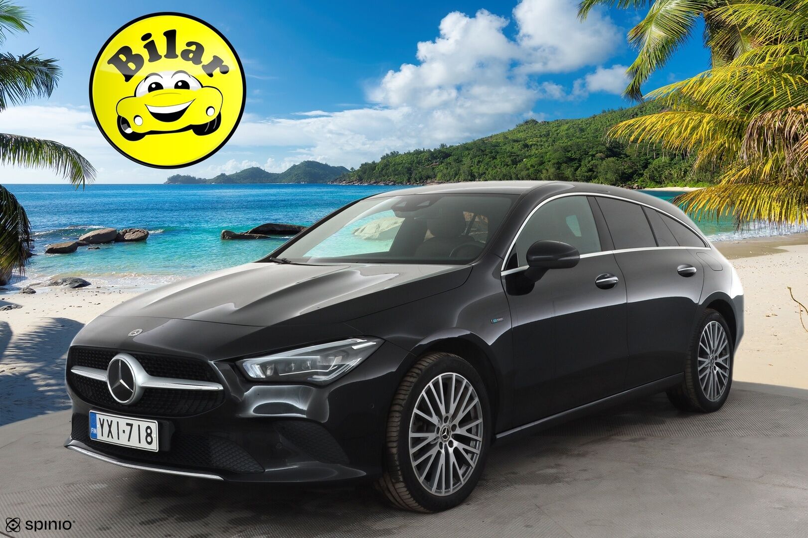 Mercedes-Benz CLA 2021 250 e A Shooting Brake Business Progressive EQ Power - Distronic+ | Multibeam | Midline | Koukku | Widescreen | Suomi-auto / Kahdet renkaat | Merkkihuollettu | SOH 91,9% 