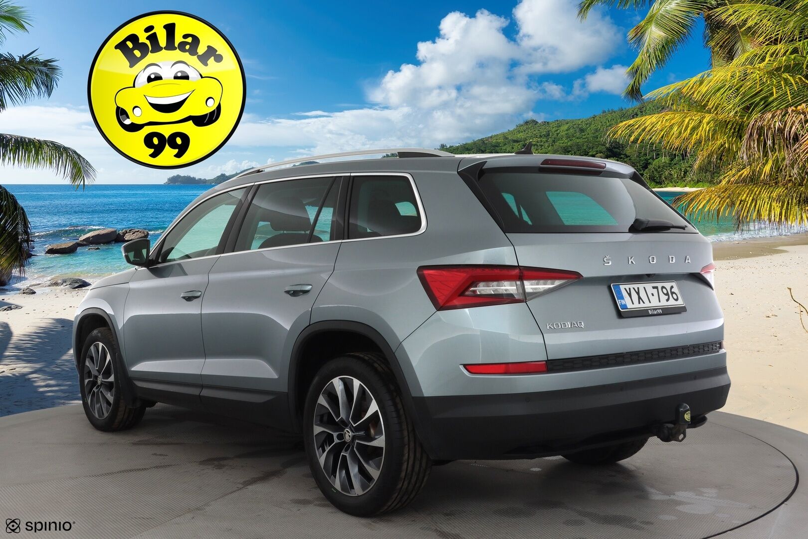 Skoda Kodiaq 2021 2,0 TDI 150 "125 EDITION" DSG * Webasto / Koukku / ACC / LED / P.kamera / Navi / Keyless * - Suomi-auto / Kahdet renkaat aluvanteilla / Merkkihuollot