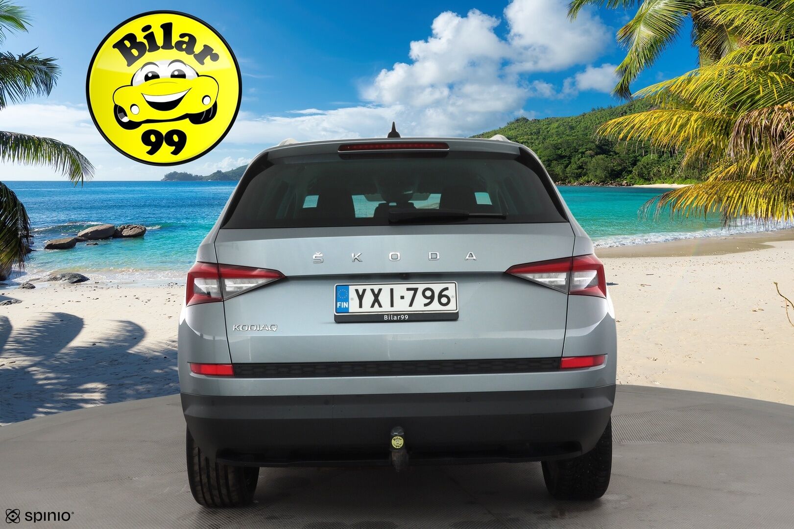 Skoda Kodiaq 2021 2,0 TDI 150 "125 EDITION" DSG * Webasto / Koukku / ACC / LED / P.kamera / Navi / Keyless * - Suomi-auto / Kahdet renkaat aluvanteilla / Merkkihuollot