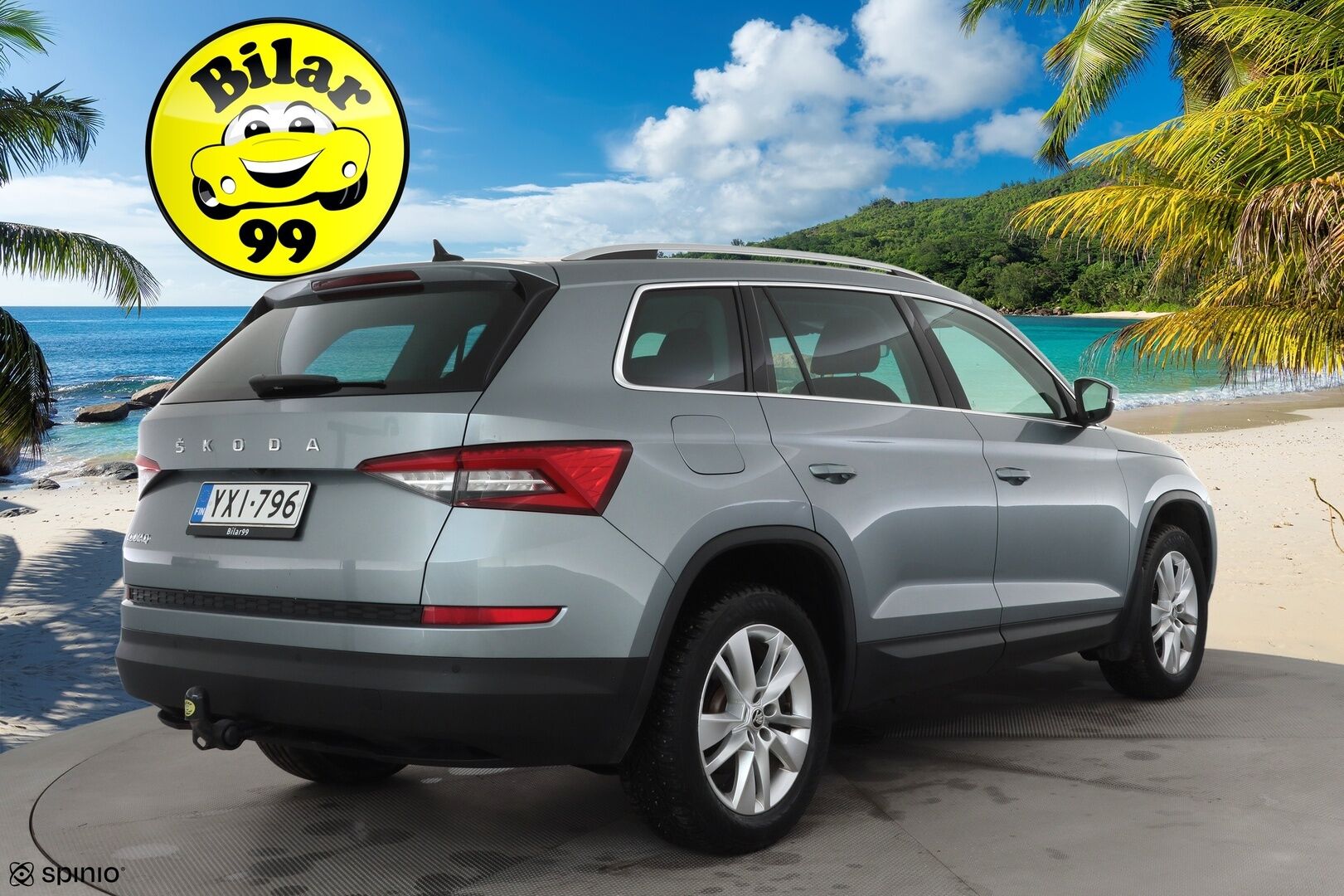 Skoda Kodiaq 2021 2,0 TDI 150 "125 EDITION" DSG * Webasto / Koukku / ACC / LED / P.kamera / Navi / Keyless * - Suomi-auto / Kahdet renkaat aluvanteilla / Merkkihuollot