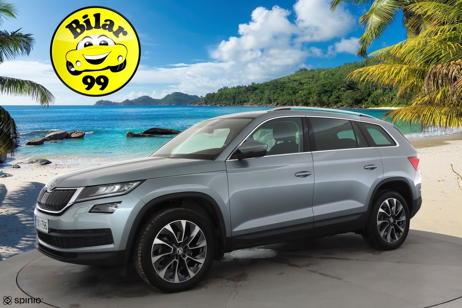 Skoda Kodiaq 2021 2,0 TDI 150 "125 EDITION" DSG * Webasto / Koukku / ACC / LED / P.kamera / Navi / Keyless * - Suomi-auto / Kahdet renkaat aluvanteilla / Merkkihuollot