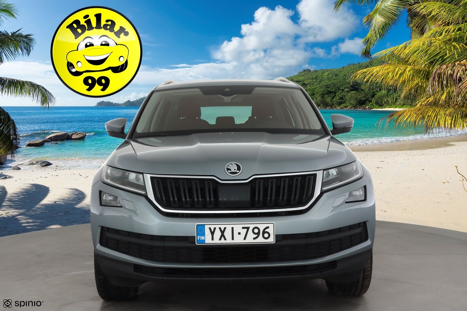 Skoda Kodiaq 2021 2,0 TDI 150 "125 EDITION" DSG * Webasto / Koukku / ACC / LED / P.kamera / Navi / Keyless * - Suomi-auto / Kahdet renkaat aluvanteilla / Merkkihuollot