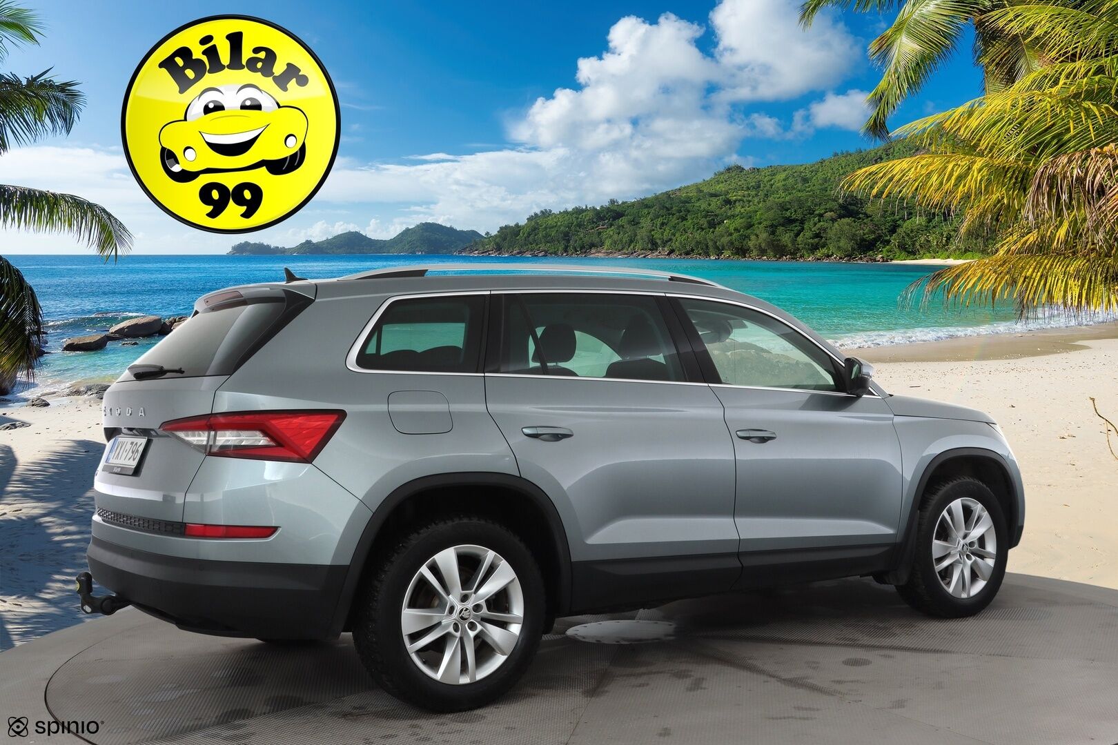 Skoda Kodiaq 2021 2,0 TDI 150 "125 EDITION" DSG * Webasto / Koukku / ACC / LED / P.kamera / Navi / Keyless * - Suomi-auto / Kahdet renkaat aluvanteilla / Merkkihuollot