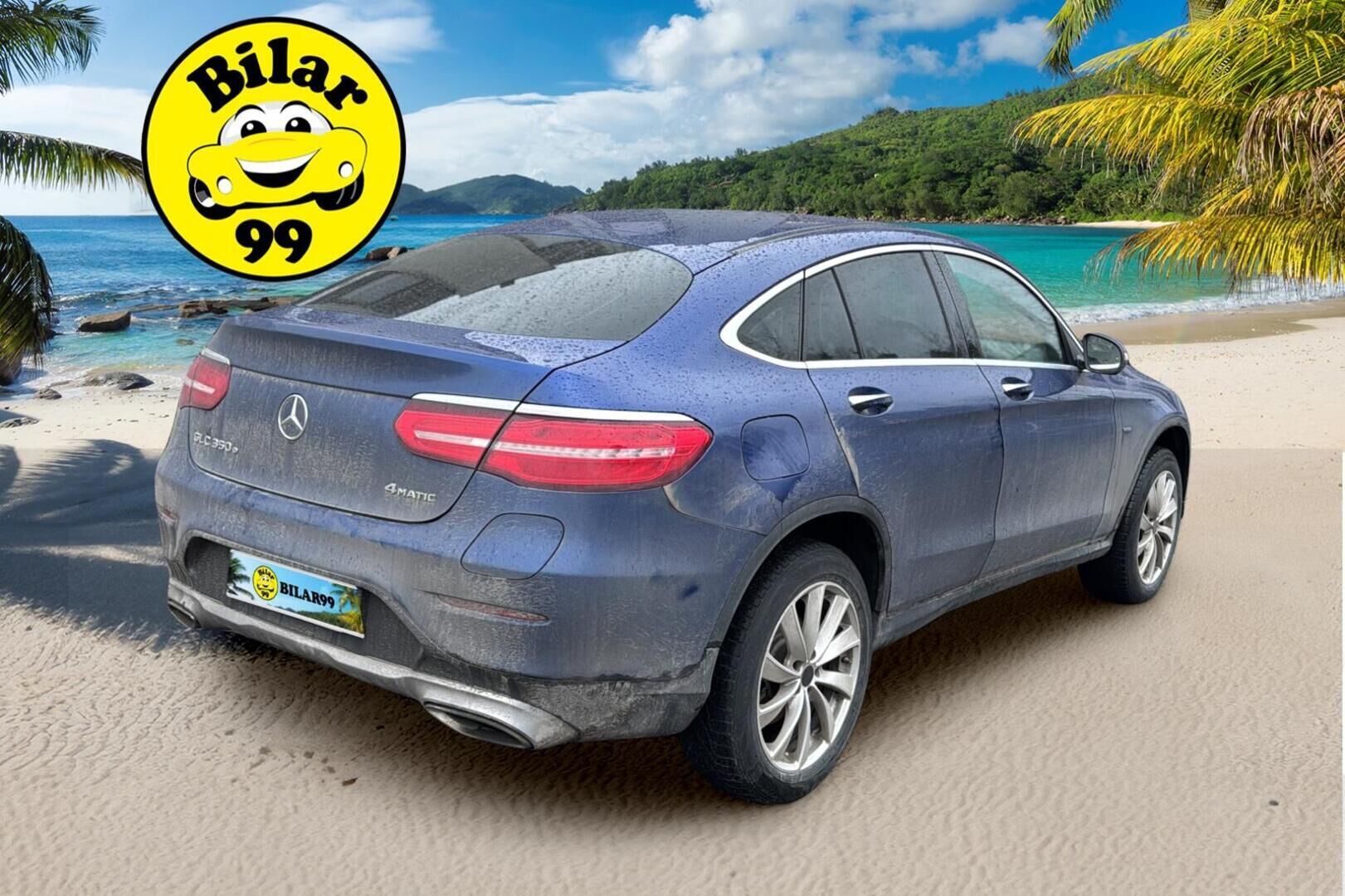 Mercedes-Benz GLC 2017 350 e Coupé 4Matic A Premium Business */ Burmester / HUD / Peruutuskamera / Nahkasisusta / Koukku / Esilämmitys / 2x renkaat /* - Juuri saapunut / Ilmainen kotiintoimitus / 2x renkaat - HULLU BLACKWEEK KORKOTARJOUS 2,49%