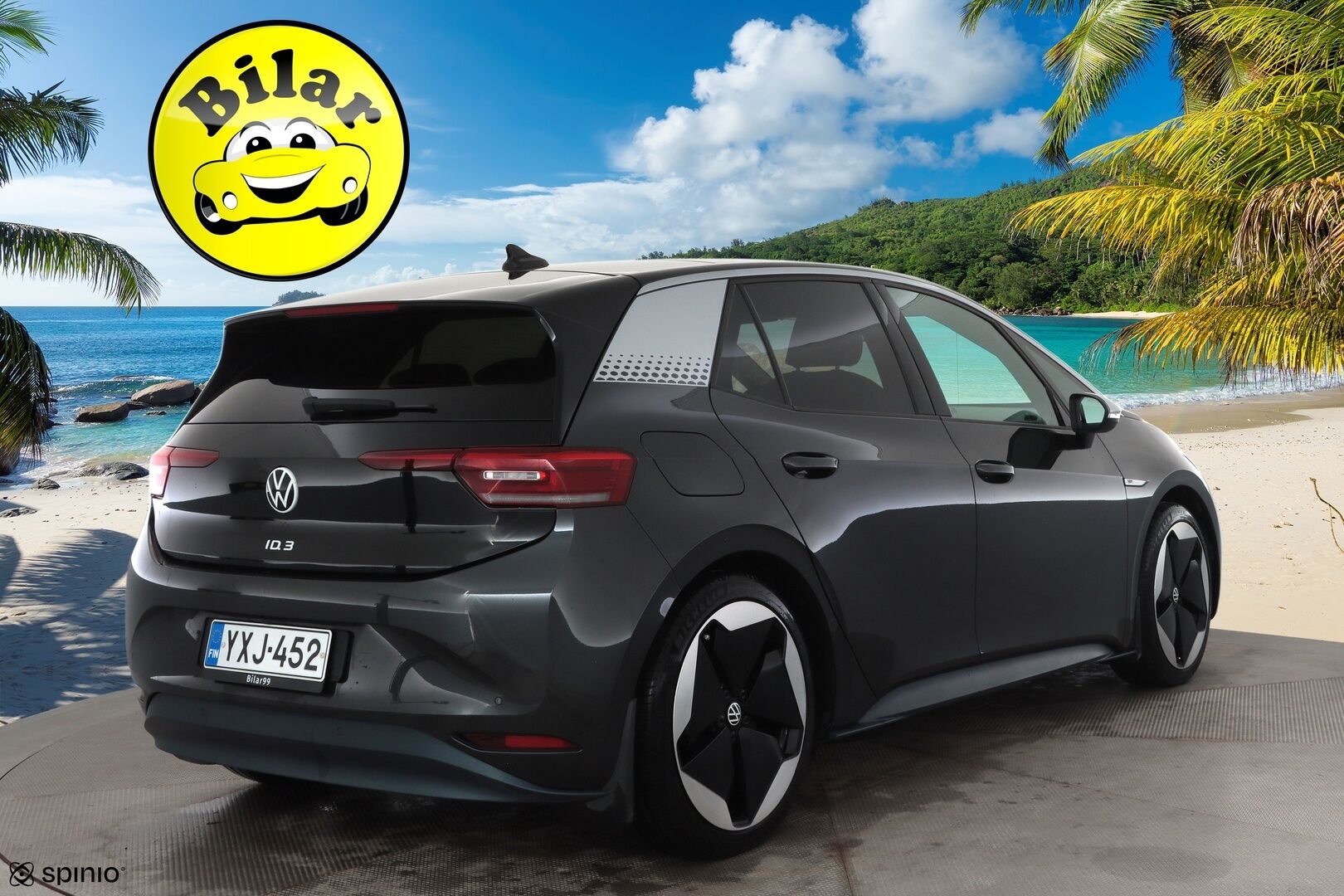 Volkswagen ID.3 2020 1ST Max 150 kW, akku 58 kWh - | ACC | ILP | HUD | Lasikatto | Sähköpenkit hieronnalla | IQ.Light | P.kamera | Keyless | Travel Assist | Side Assist | 2x renkaat aluin | Merkkihuollot |