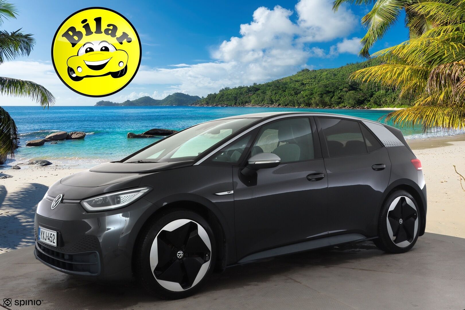 Volkswagen ID.3 2020 1ST Max 150 kW, akku 58 kWh - | ACC | ILP | HUD | Lasikatto | Sähköpenkit hieronnalla | IQ.Light | P.kamera | Keyless | Travel Assist | Side Assist | 2x renkaat aluin | Merkkihuollot |