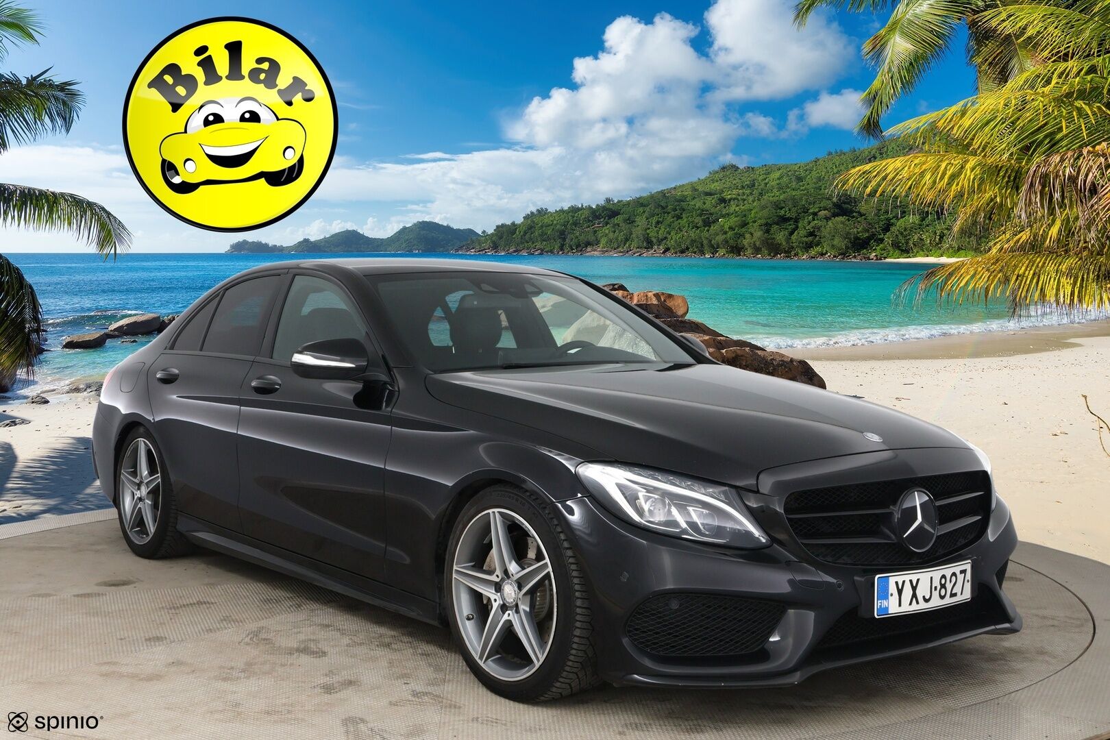 Mercedes-Benz C 2015 220 BlueTec A AMG - | Adapt. vak. | Webasto | Burmester | Muistipenkki | BLIS | P-Kamera | Kaistavahti