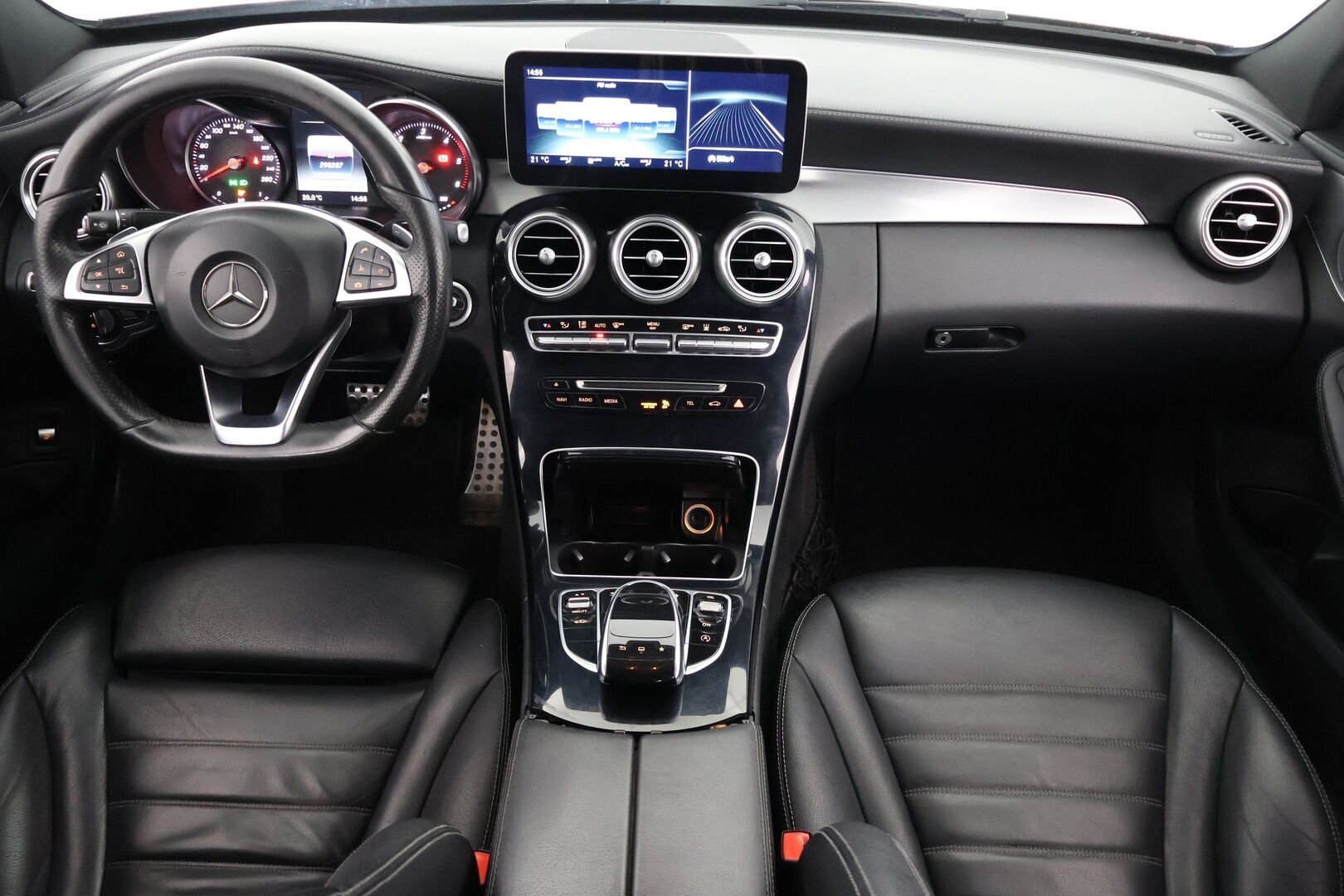 Mercedes-Benz C 2015 220 BlueTec A AMG - | Adapt. vak. | Webasto | Burmester | Muistipenkki | BLIS | P-Kamera | Kaistavahti