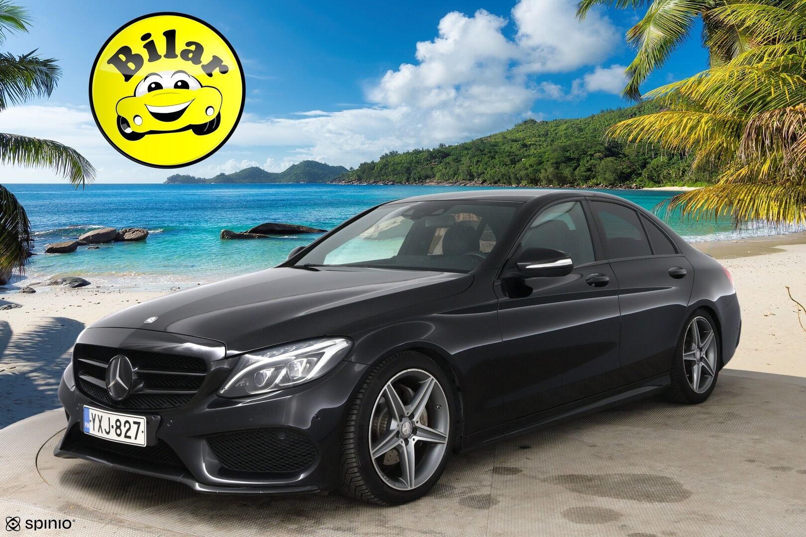 Mercedes-Benz C 2015 220 BlueTec A AMG - | Adapt. vak. | Webasto | Burmester | Muistipenkki | BLIS | P-Kamera | Kaistavahti