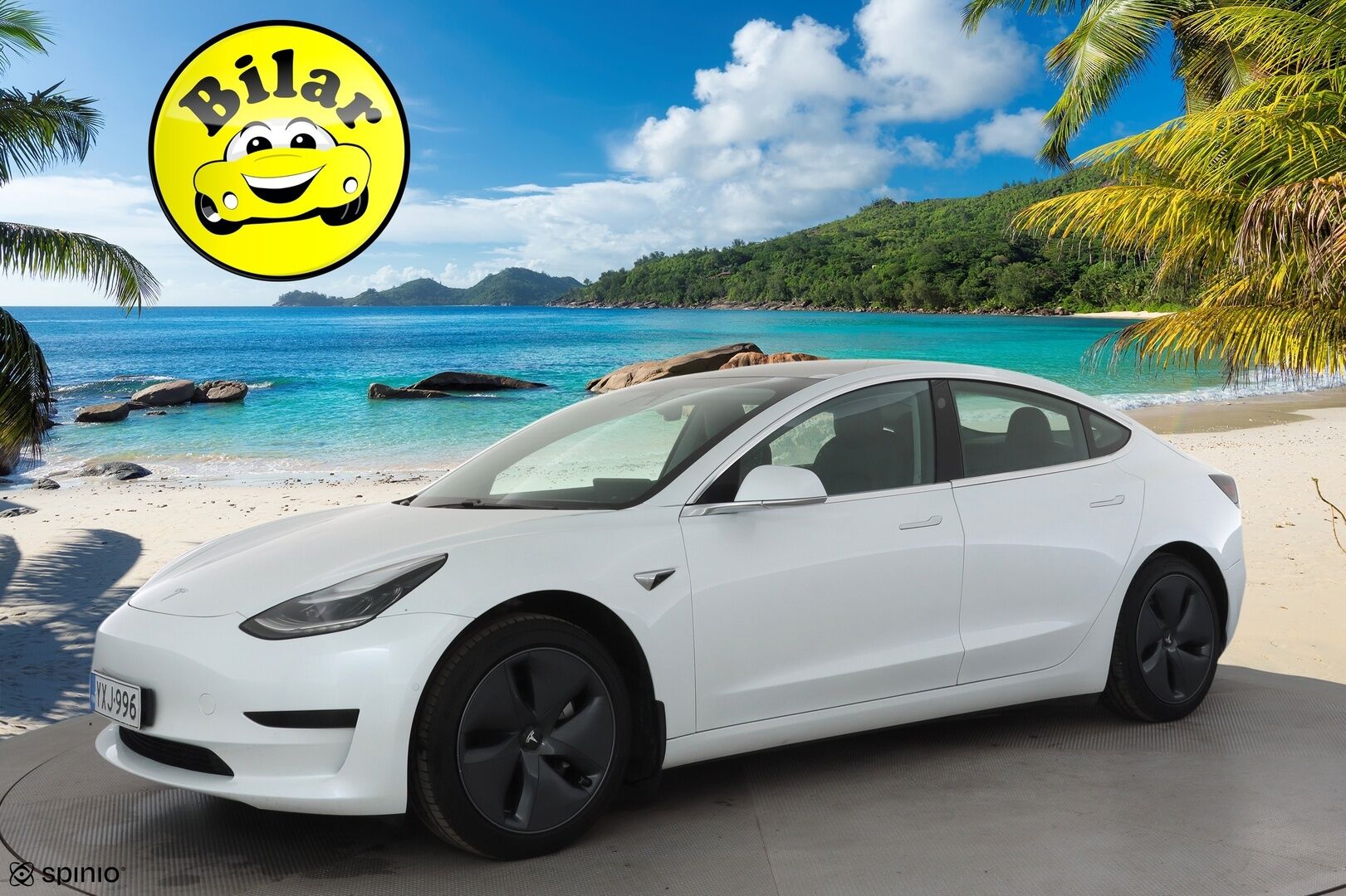 Tesla Model 3 2020 Standard RWD Plus - | Lasikatto | ACC | LED | P.Kamera | Muistipenkki | Premium Speakers | Navi | Kaistavahti | Keyless | Suomi-auto | 