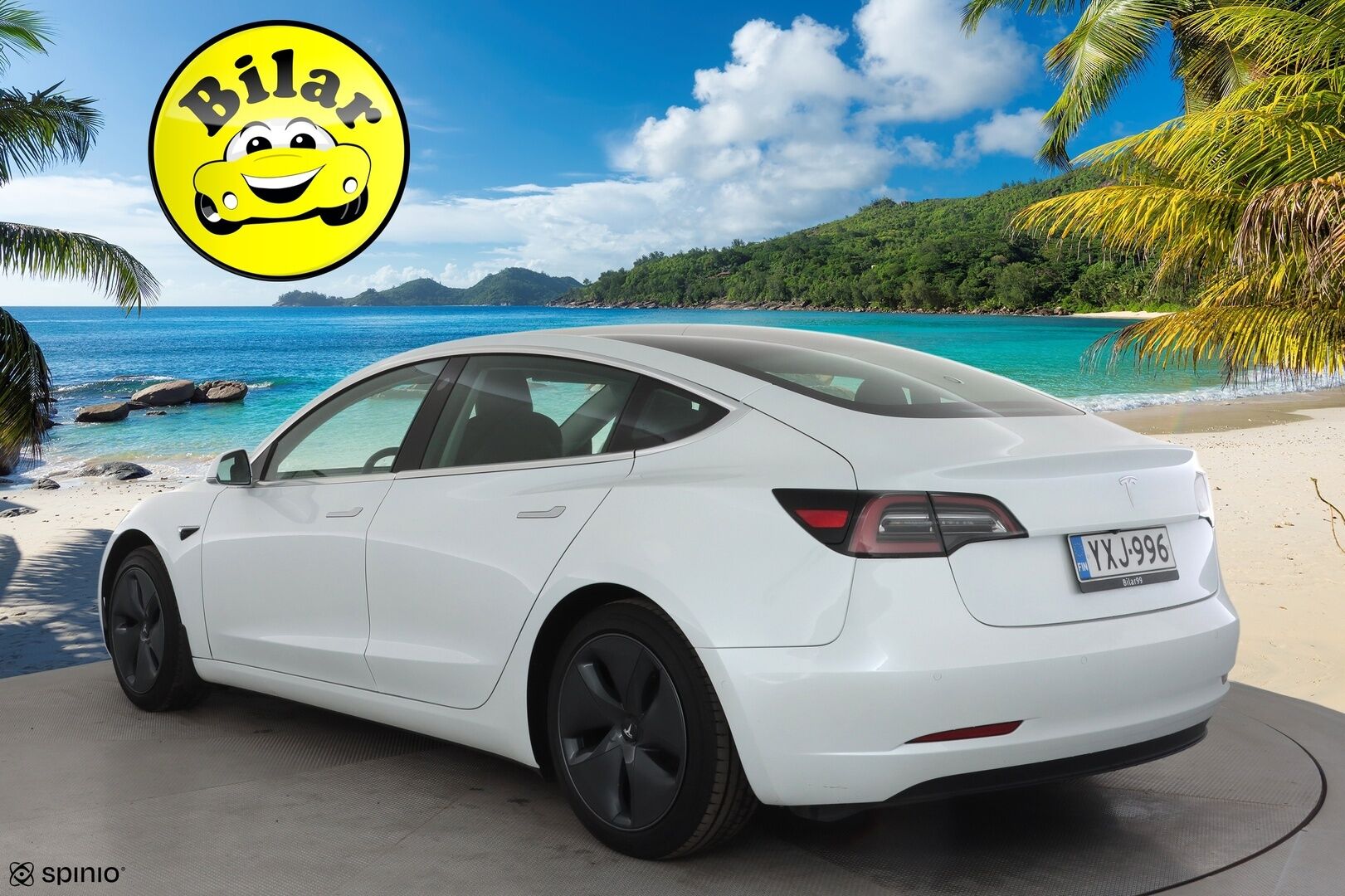Tesla Model 3 2020 Standard RWD Plus - | Lasikatto | ACC | LED | P.Kamera | Muistipenkki | Premium Speakers | Navi | Kaistavahti | Keyless | Suomi-auto | 