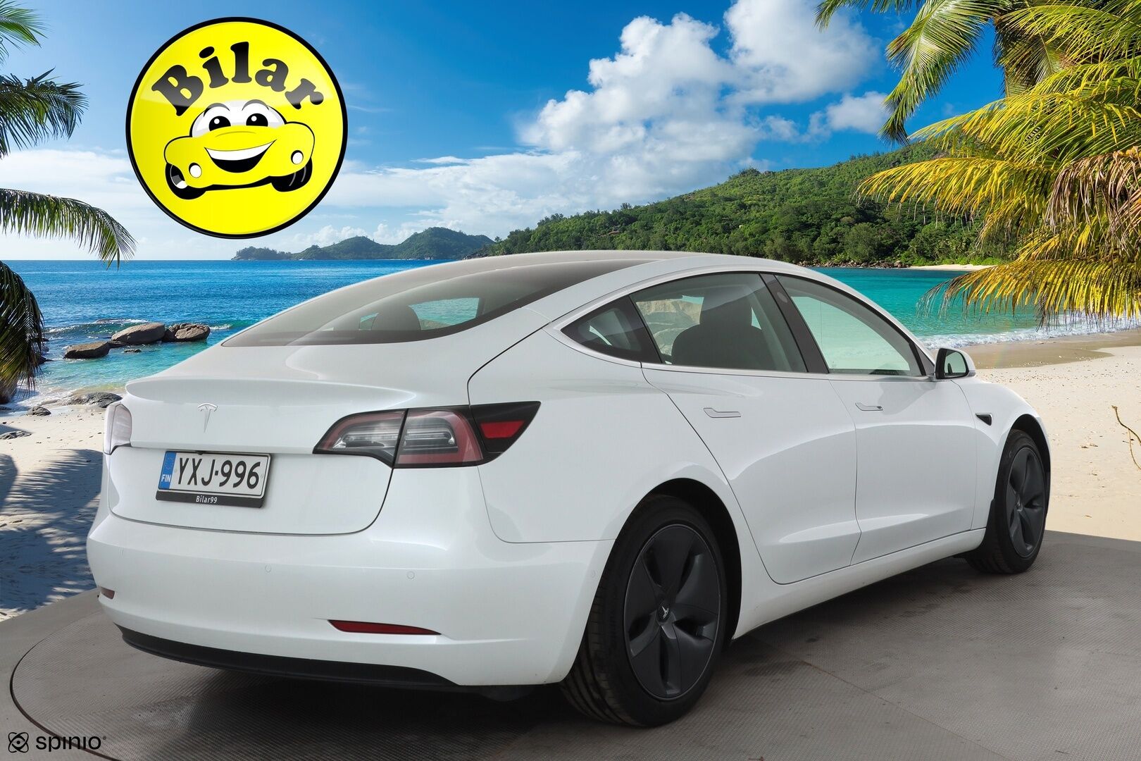 Tesla Model 3 2020 Standard RWD Plus - | Lasikatto | ACC | LED | P.Kamera | Muistipenkki | Premium Speakers | Navi | Kaistavahti | Keyless | Suomi-auto | 