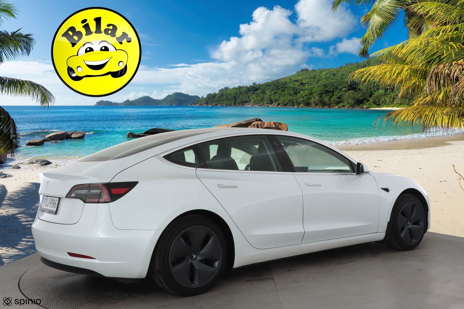 Tesla Model 3 2020 Standard RWD Plus - | Lasikatto | ACC | LED | P.Kamera | Muistipenkki | Premium Speakers | Navi | Kaistavahti | Keyless | Suomi-auto | 