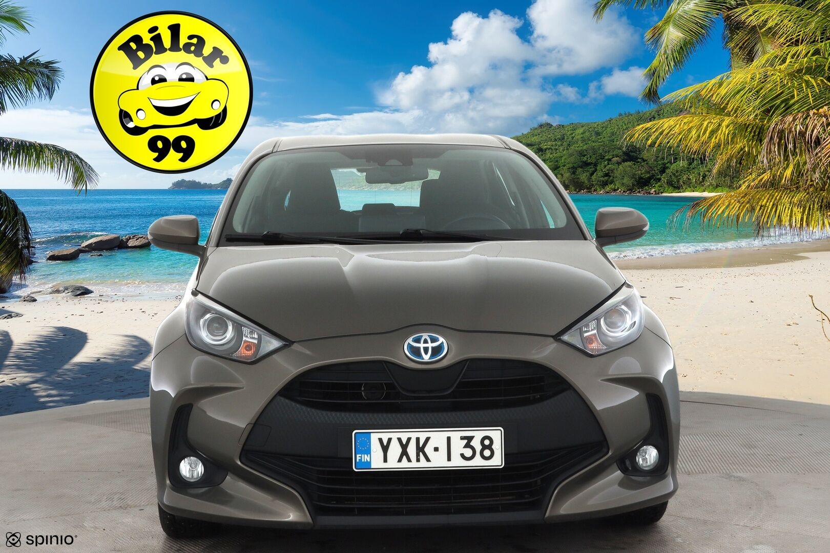 Toyota Yaris 2021 1,5 Hybrid Active Business * Sisätilanlämmitin / ACC / LED / P.Kamera / Navi / Kaistavahti / Keyless * - Kahdet renkaat aluvanteilla / Merkkihuollot / Suomi-auto 