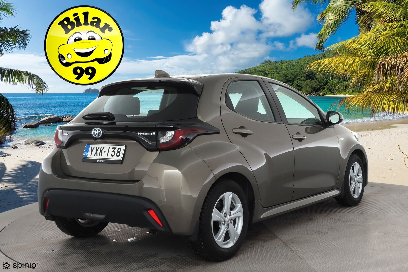 Toyota Yaris 2021 1,5 Hybrid Active Business * Sisätilanlämmitin / ACC / LED / P.Kamera / Navi / Kaistavahti / Keyless * - Kahdet renkaat aluvanteilla / Merkkihuollot / Suomi-auto 