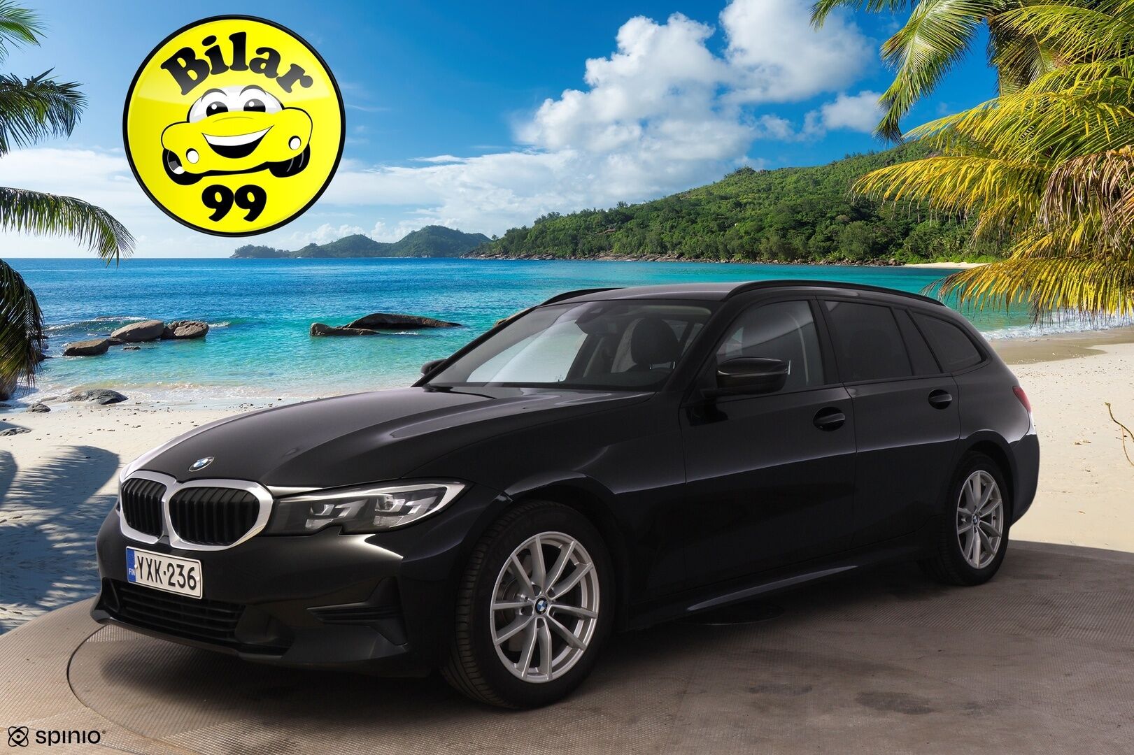 BMW 320 2021 G21 Touring 320d A Business MHEV *Vakkari / Webasto / Sporttipenkit / S.luukku / S.koukku* - Kahdet laaturenkaat vanteineen / Huippu penkit / Hieno kuntoinen 