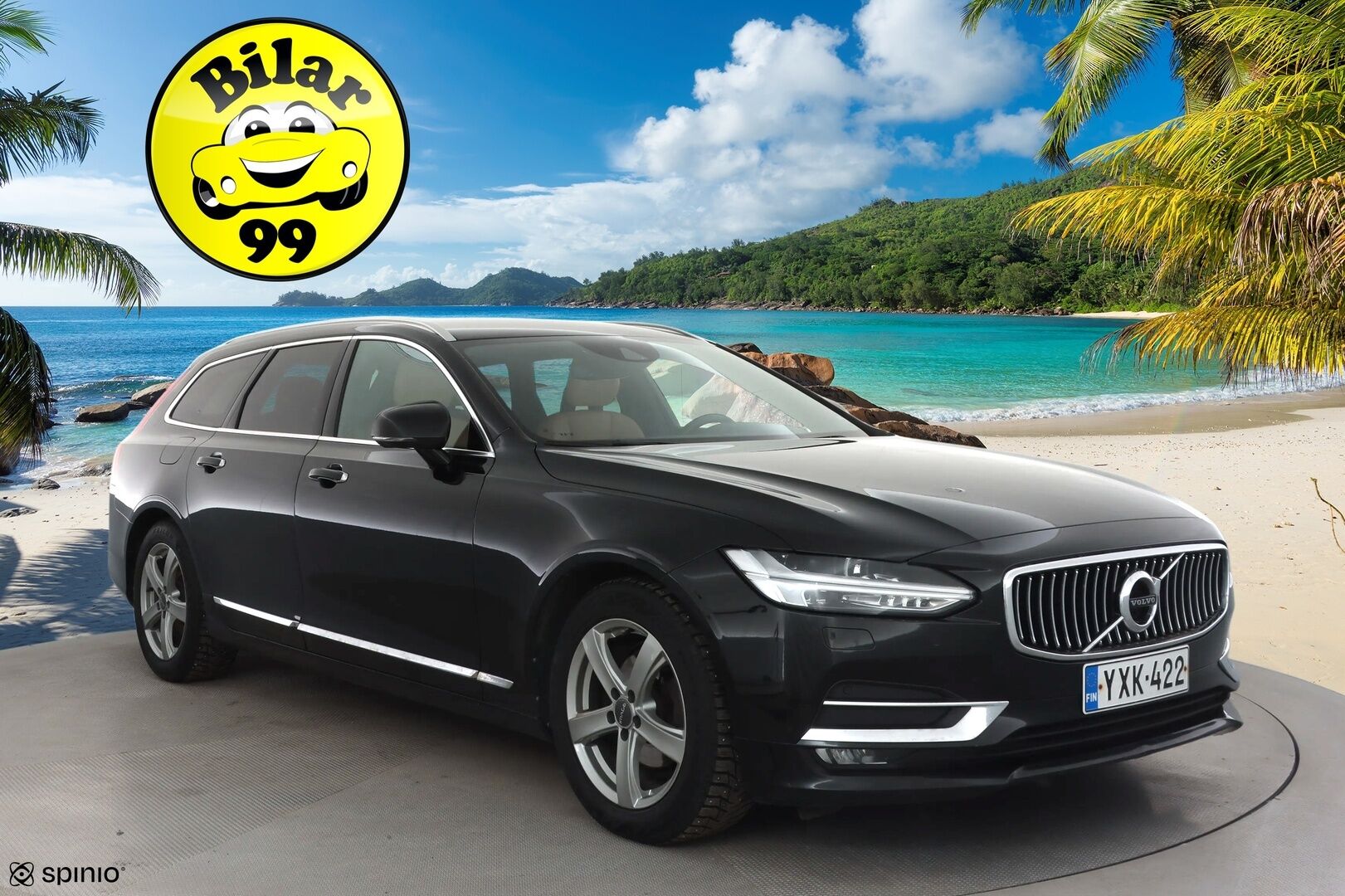 Volvo V90 2018 D4 Inscription aut * Pilot assist / LED / Webasto / Muistipenkki / Sporttinahat / P.tutka * - | Webasto | ACC | Keyless | HIFI | Nahkaverhoilu | 