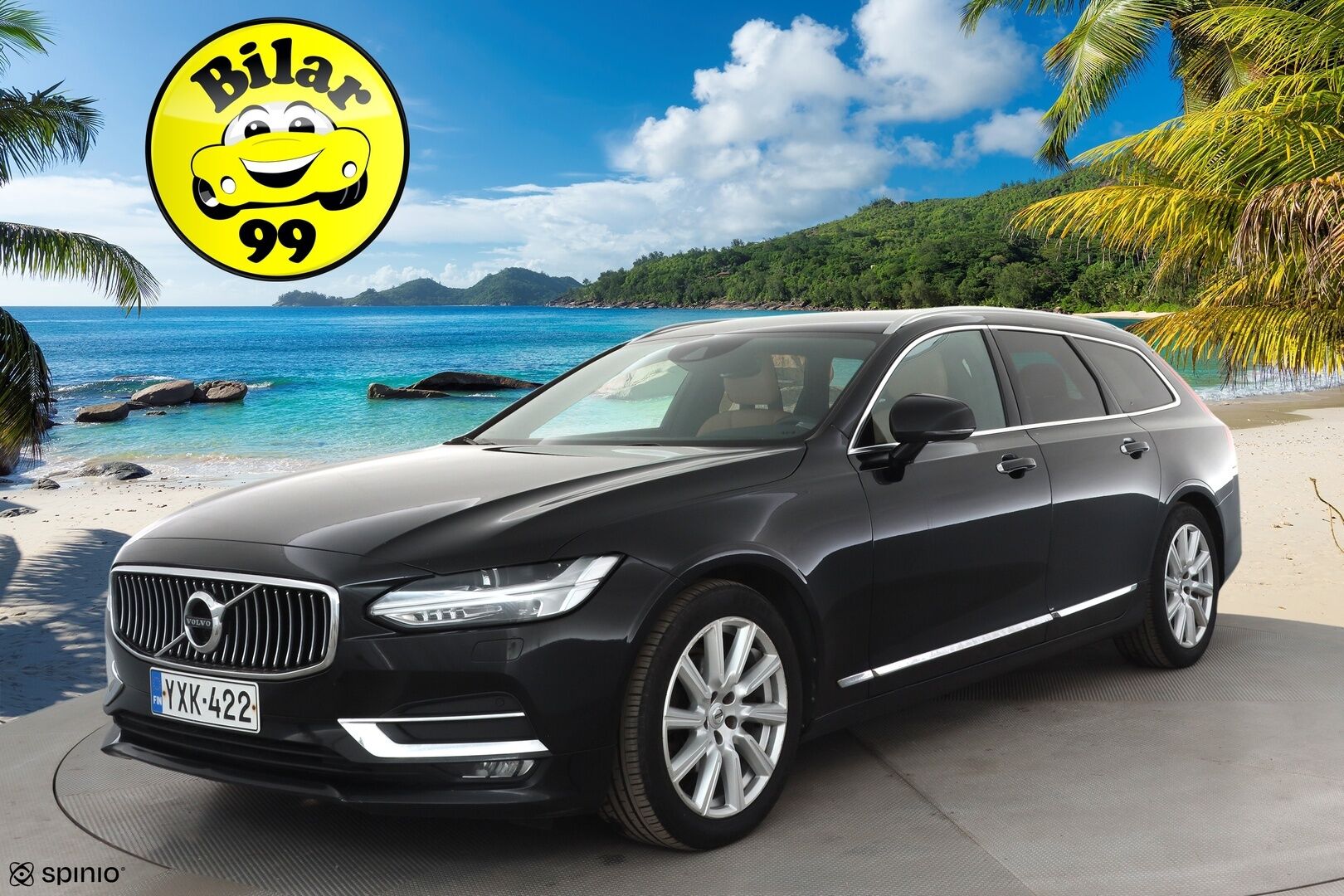 Volvo V90 2018 D4 Inscription aut * Pilot assist / LED / Webasto / Muistipenkki / Sporttinahat / P.tutka * - | Webasto | ACC | Keyless | HIFI | Nahkaverhoilu | 