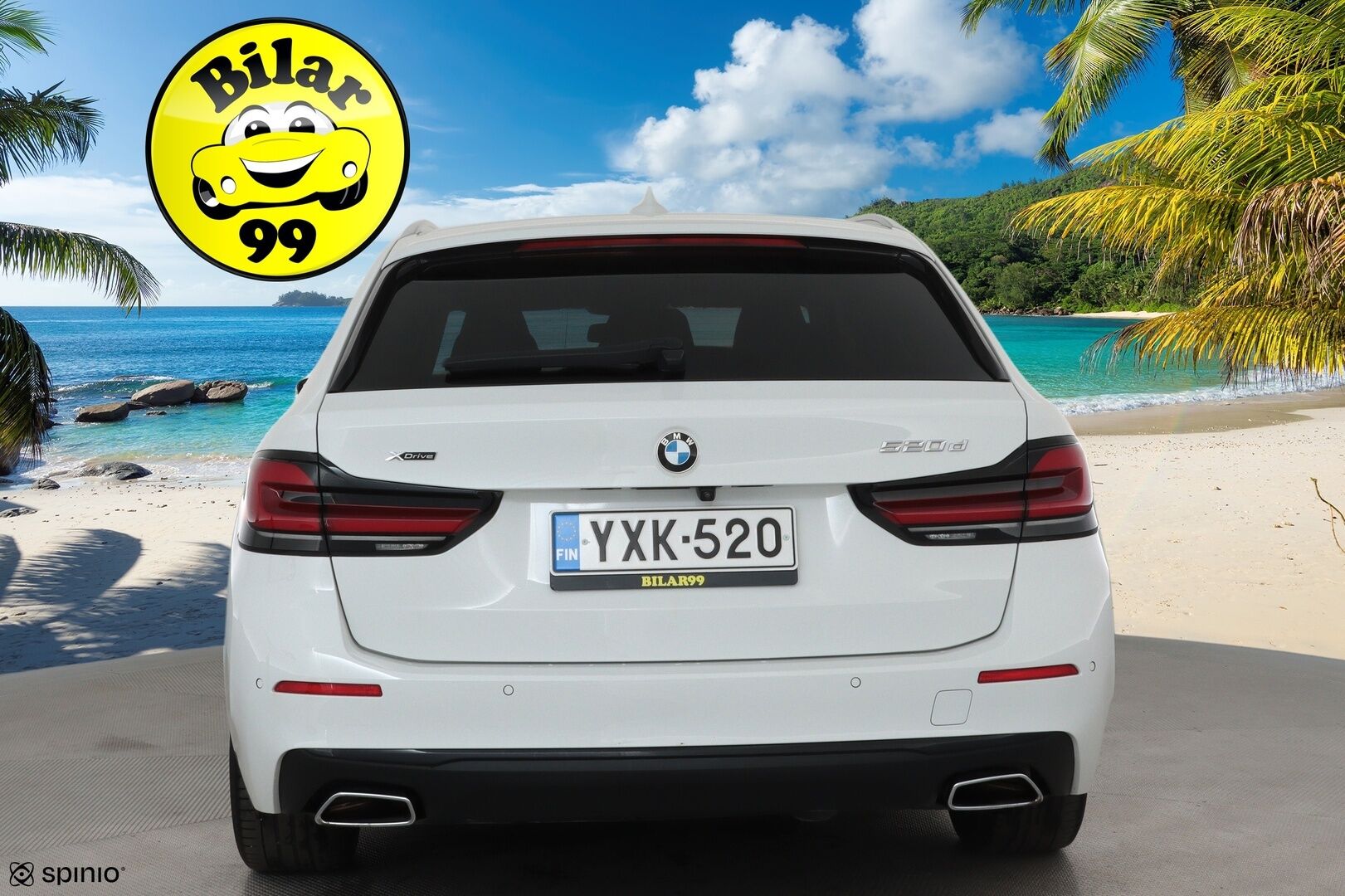 BMW 520 2021 G31 Touring 520d A xDrive **Webasto / Vakkari / Digimittaristo / P.kamera / Hifit / Navi** - Kahdet renkaat aluvanteilla