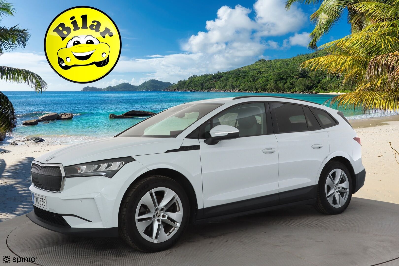 Skoda Enyaq 2021 60 Launch Edition iV - | ILP | Koukku | LED | Vakkari | Puolinahat | Ratinlämmitys | P.Kamera | Keyless | Apple&Android | 1.Om Suomi-auto | Kahdet Renkaat | Merkkihuollettu |