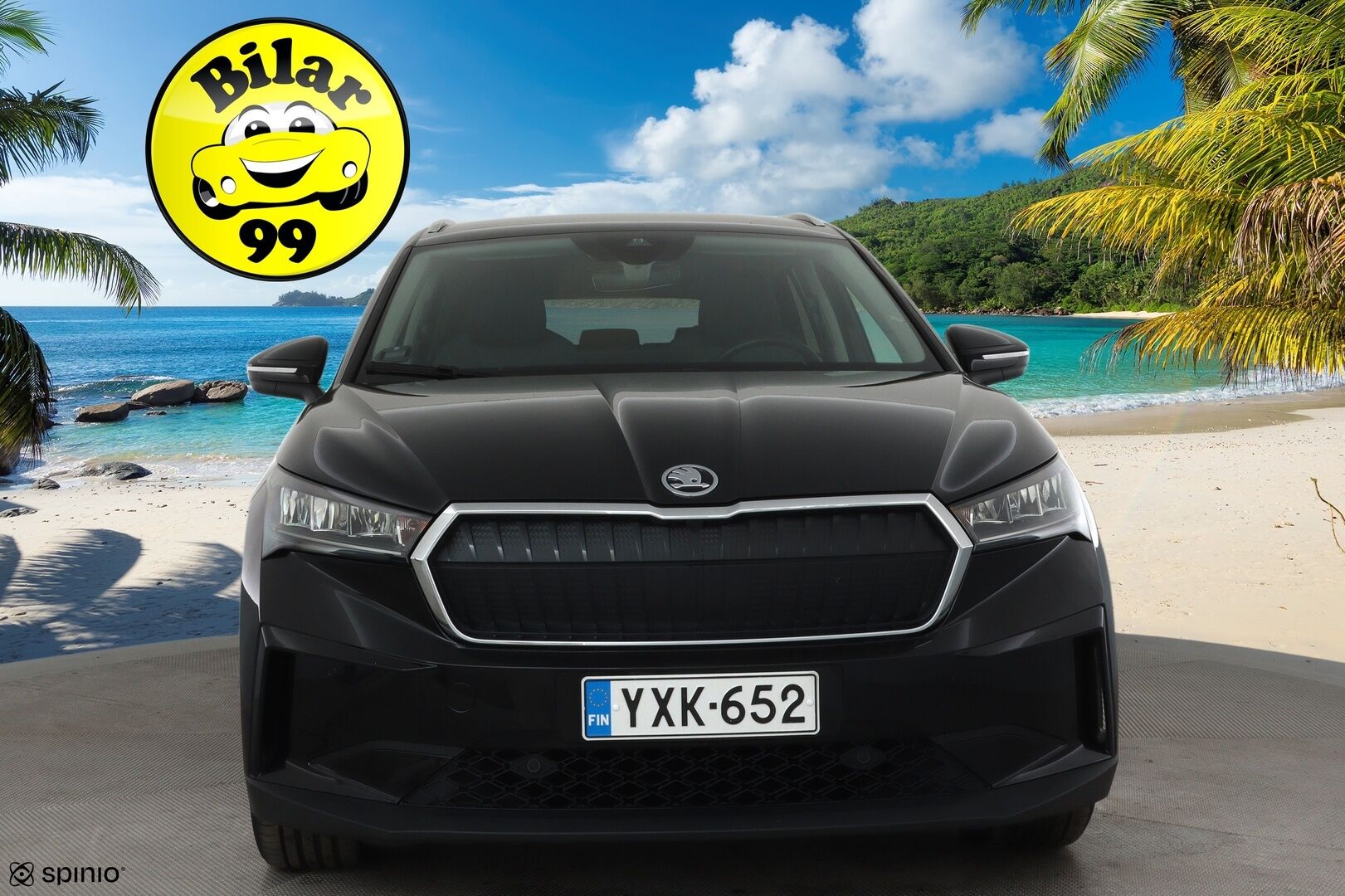 Skoda Enyaq 2021 60 Launch Edition iV *Lämpöpumppu / Adapt.vakkari / P.kamera / Keyless / Navi / Kaistavahti / Apple&Android* - 1-om. Suomi-auto / Merkkihuollettu / Kahdet renkaat aluvanteilla