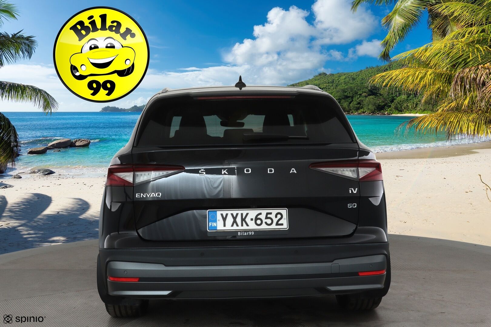 Skoda Enyaq 2021 60 Launch Edition iV *Lämpöpumppu / Adapt.vakkari / P.kamera / Keyless / Navi / Kaistavahti / Apple&Android* - 1-om. Suomi-auto / Merkkihuollettu / Kahdet renkaat aluvanteilla