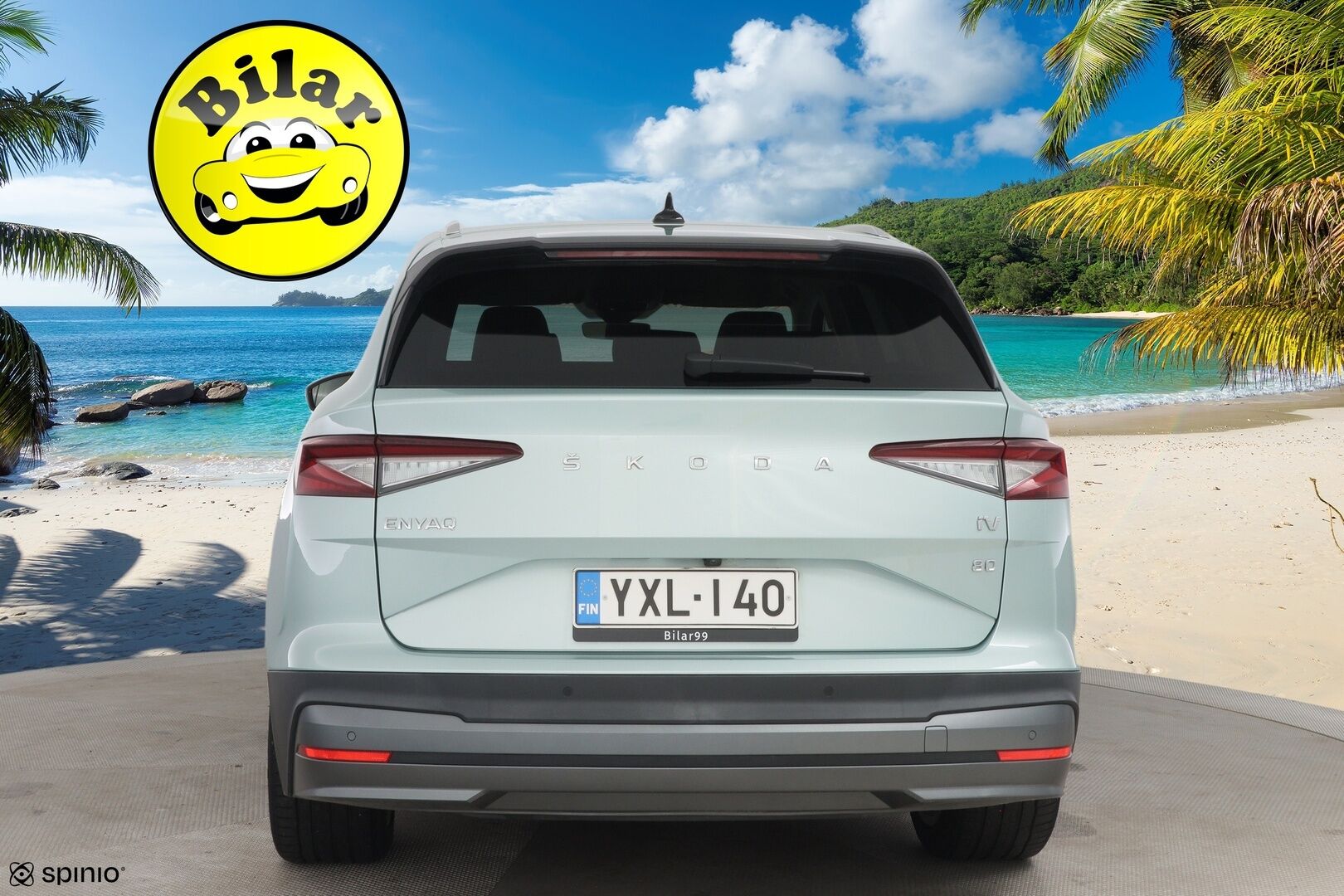 Skoda Enyaq 2021 80 "125 EDITION" iV - Suomi-auto | ecoSuite Nahkasisusta | ACC | ILP | BLIS | P-kamera | Vetokoukku | Navi | Muistipenkki | Matrix LED | 2x Renkaat | Lämmitettävä tuulilasi 