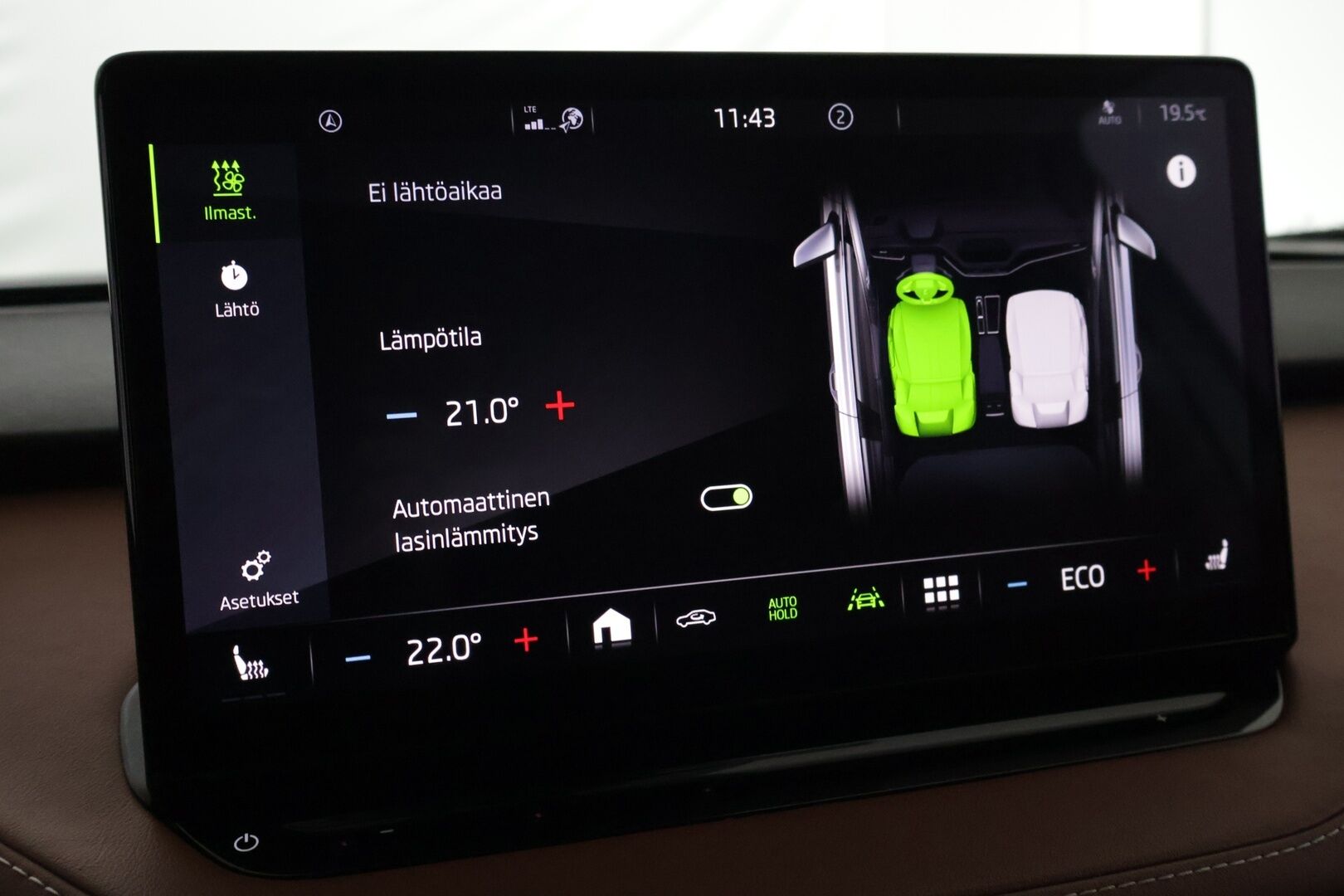 Skoda Enyaq 2021 80 "125 EDITION" iV - Suomi-auto | ecoSuite Nahkasisusta | ACC | ILP | BLIS | P-kamera | Vetokoukku | Navi | Muistipenkki | Matrix LED | 2x Renkaat | Lämmitettävä tuulilasi 
