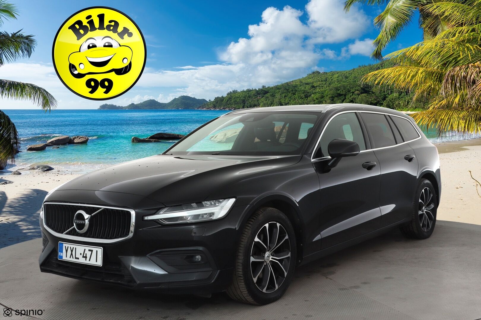 Volvo V60 2021 B4 MHEV Business aut * Pilot assist / Webasto / Panorama / H/K / LED / Osasähköt / P.Kamera / BLIS / Keyless * - Suomi-Auto / Kahdet Renkaat - HULLUT AVAJAISHULINAT KORKOTARJOUS 3,29 %