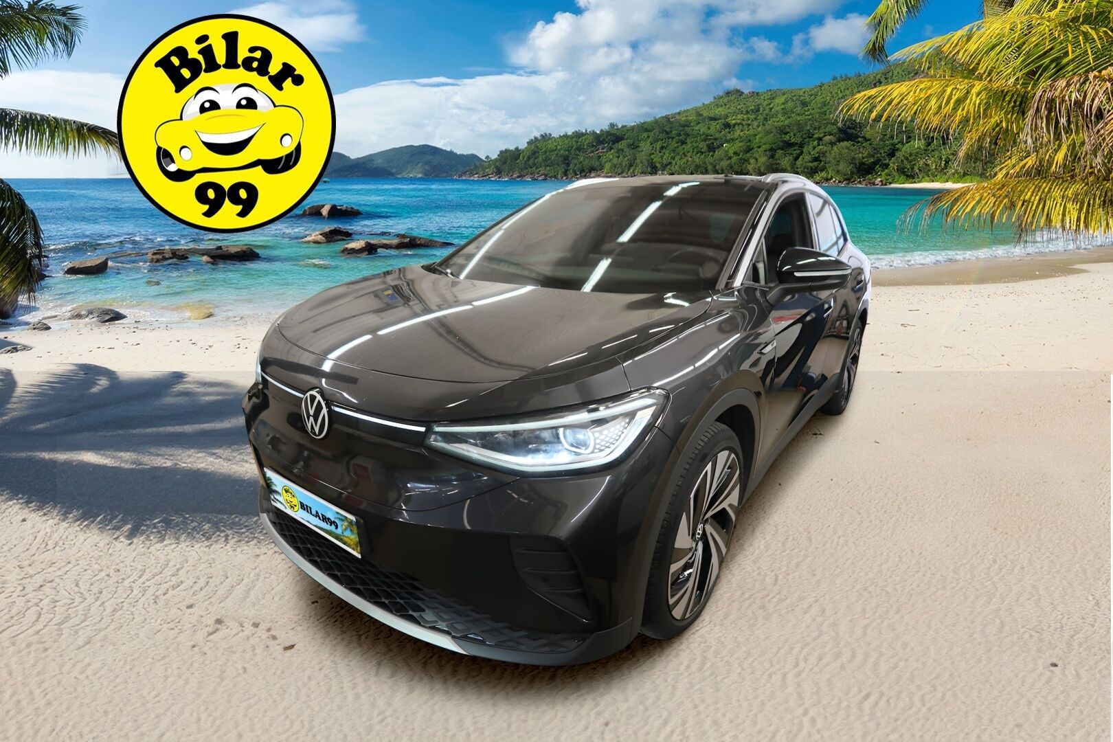 Volkswagen ID.4 2021 Pro Performance Max 150kW 77kwh / ALV / 1.om. Suomi-auto / Lasikatto / HUD / ACC / ILP / Koukku - 360°-kamera / Matrix-LED / Kahdet OEM-Vanteet / Adaptiivinen alusta / Muistipenkit