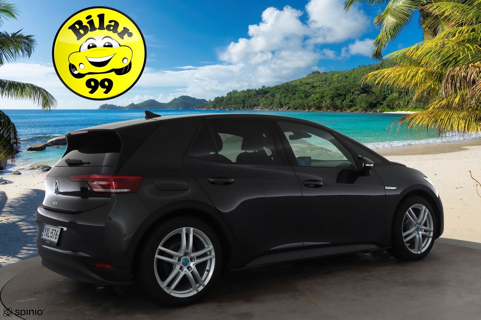 Volkswagen ID.3 2021 Pro S Tour 150 kW, akku 77 kWh * HUD / Lämpöpumppu / Hierovat sähköpenkit  / IQ-valot / ACC / Peruutuskamera * - 1-om. Suomi-auto / Kahdet renkaat aluvanteilla