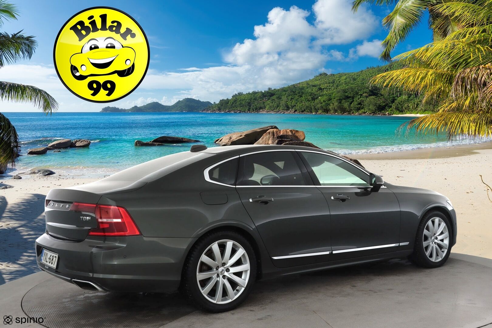 Volvo S90 2019 T8 AWD Inscription aut - | Lasikatto | ACC | Koukku | Lisälämm. | Konjakkimuistinahat | VOC | Pilot Assist | Juuri katsastettu! | 2x renkaat & vanteet