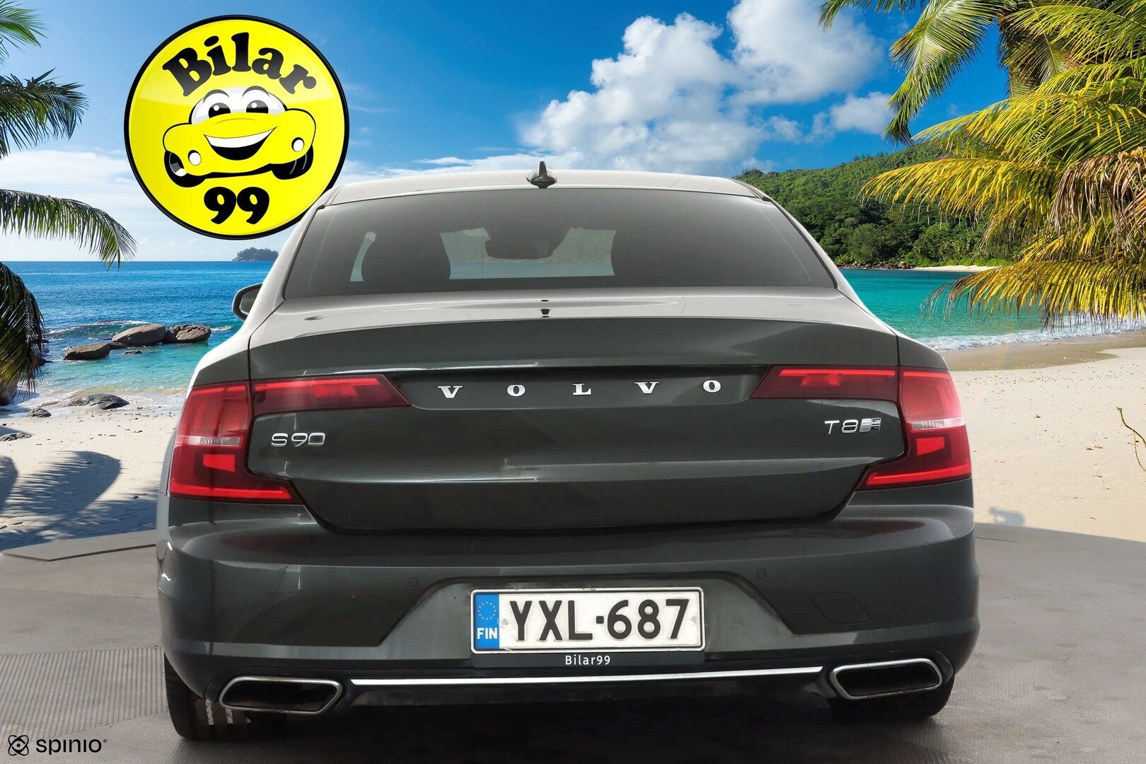 Volvo S90 2019 T8 AWD Inscription aut - | Lasikatto | ACC | Koukku | Lisälämm. | Konjakkimuistinahat | VOC | Pilot Assist | Juuri katsastettu! | 2x renkaat & vanteet