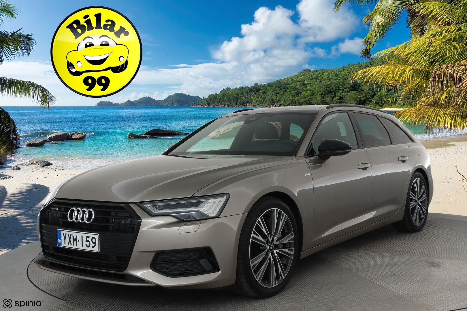 Audi A6 2021 Avant Business Sport S-Line 50TFSI e quattro S-tronic Electrified **Panorama / B&O / Koukku / ACC / Matrix-LED** - 3,99 % KORKOTARJOUS TÄHÄN AUTOON - 1-om Suomi-auto / Kamera / 2x Latauskaapelit / Kahdet Renkaat / Merkkihuollettu! / **SUPER KAMOILLA**