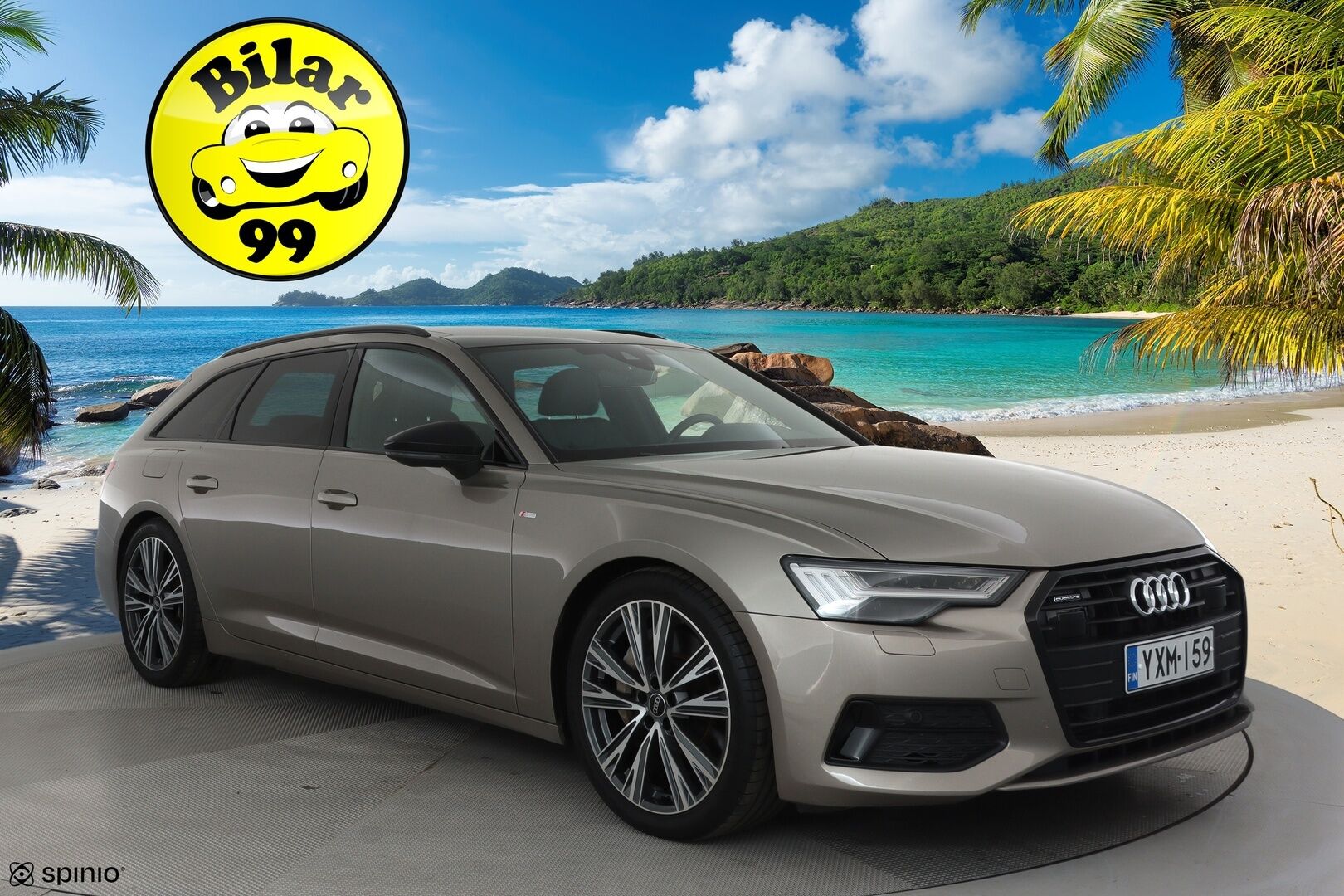 Audi A6 2021 Avant Business Sport S-Line 50TFSI e quattro S-tronic Electrified **Panorama / B&O / Koukku / ACC / Matrix-LED** - 3,99 % KORKOTARJOUS TÄHÄN AUTOON - 1-om Suomi-auto / Kamera / 2x Latauskaapelit / Kahdet Renkaat / Merkkihuollettu! / **SUPER KAMOILLA**