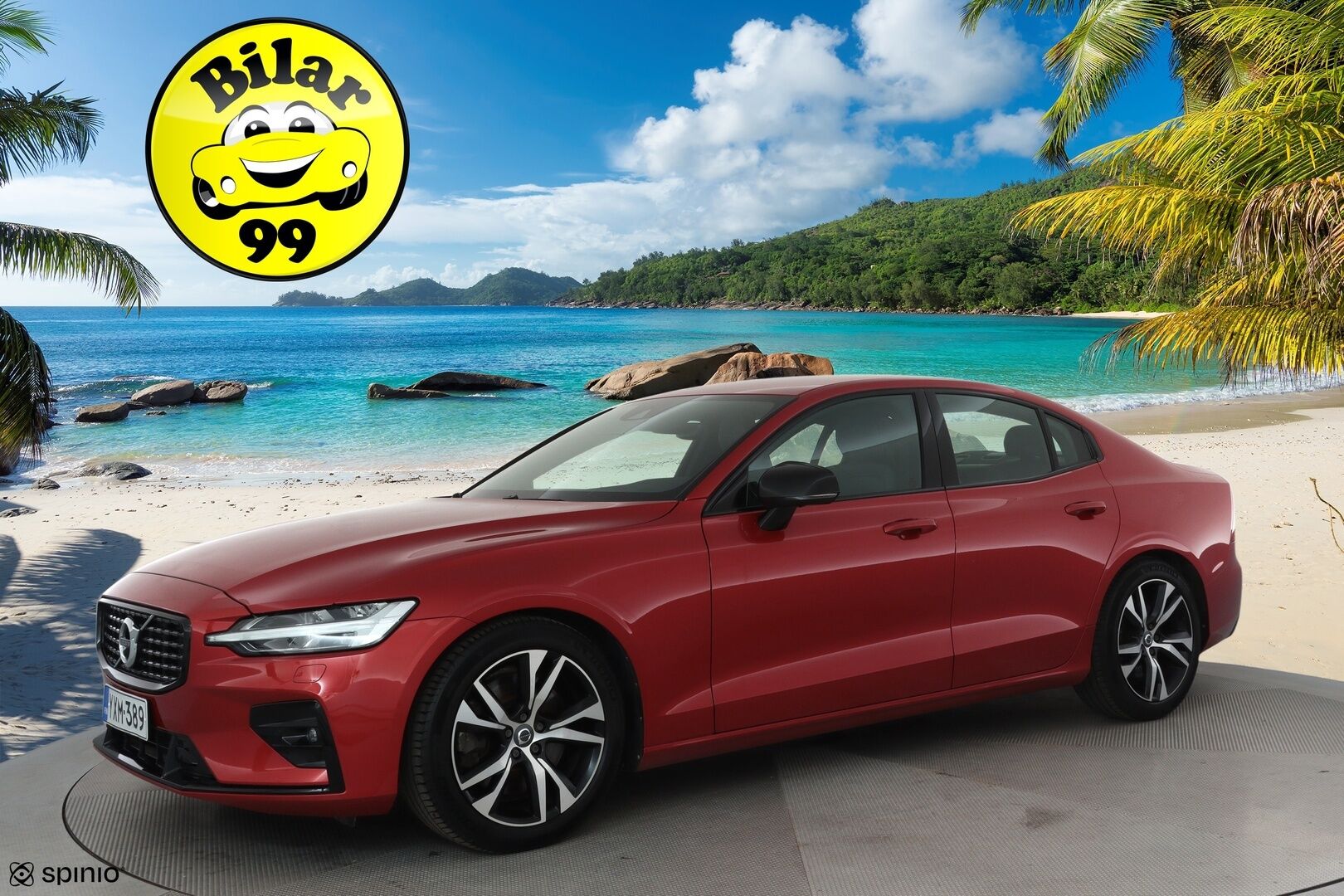 Volvo S60 2021 B5 MHEV Business R-Design aut **Webasto / Koukku / Adapt.Vakkari / Full-LED / 360° / Sporttipenkki Muistilla / Navi** - 3,99 % KORKOTARJOUS TÄHÄN AUTOON - 1-om Suomi-auto / Kahdet Renkaat