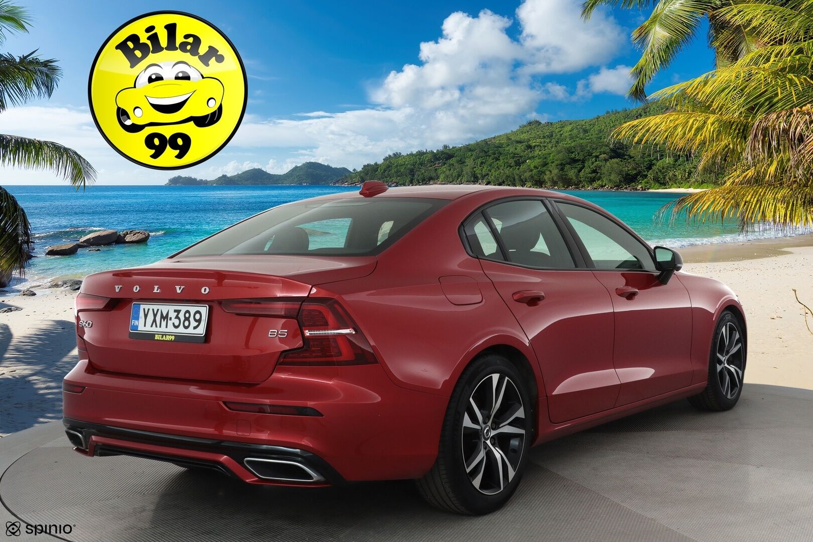 Volvo S60 2021 B5 MHEV Business R-Design aut **Webasto / Koukku / Adapt.Vakkari / Full-LED / 360° / Sporttipenkki Muistilla / Navi** - 3,99 % KORKOTARJOUS TÄHÄN AUTOON - 1-om Suomi-auto / Kahdet Renkaat