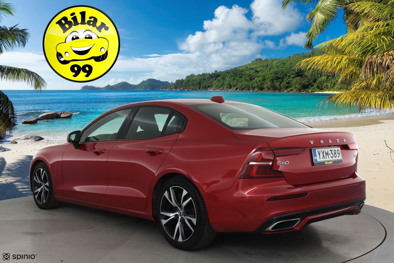 Volvo S60 2021 B5 MHEV Business R-Design aut **Webasto / Koukku / Adapt.Vakkari / Full-LED / 360° / Sporttipenkki Muistilla / Navi** - 3,99 % KORKOTARJOUS TÄHÄN AUTOON - 1-om Suomi-auto / Kahdet Renkaat