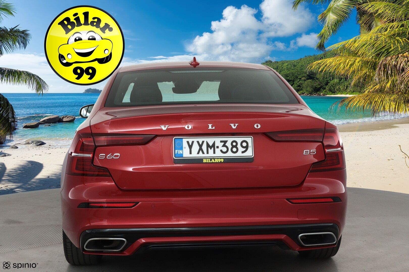 Volvo S60 2021 B5 MHEV Business R-Design aut **Webasto / Koukku / Adapt.Vakkari / Full-LED / 360° / Sporttipenkki Muistilla / Navi** - 3,99 % KORKOTARJOUS TÄHÄN AUTOON - 1-om Suomi-auto / Kahdet Renkaat