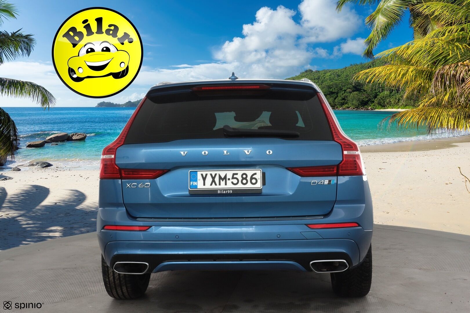 Volvo XC60 2018 D4 AWD R-Design aut - | ACC | Webasto | Koukku | Full LED | Muistipenkki | BLIS | Navi | Keyless | P.tutkat |