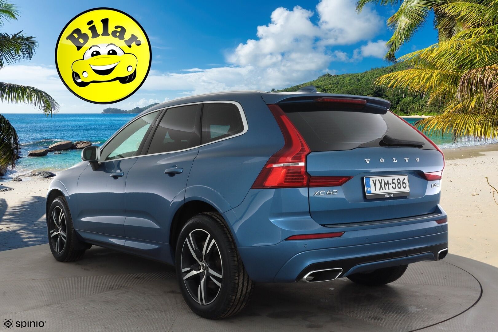 Volvo XC60 2018 D4 AWD R-Design aut - | ACC | Webasto | Koukku | Full LED | Muistipenkki | BLIS | Navi | Keyless | P.tutkat |