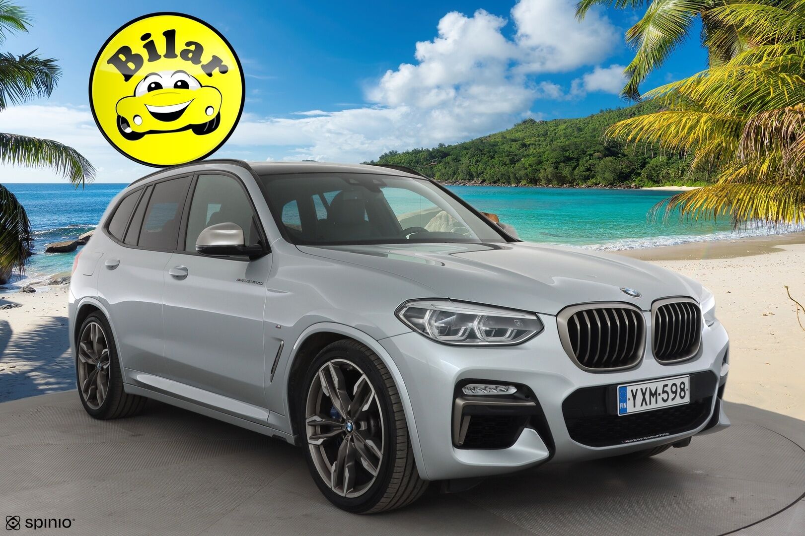 BMW X3 2018 G01 xDrive M40i A M Performance - Panorama | Adap.LED | Webasto | Koukku | Sporttipenkit | Vakkari | P.tutkat
