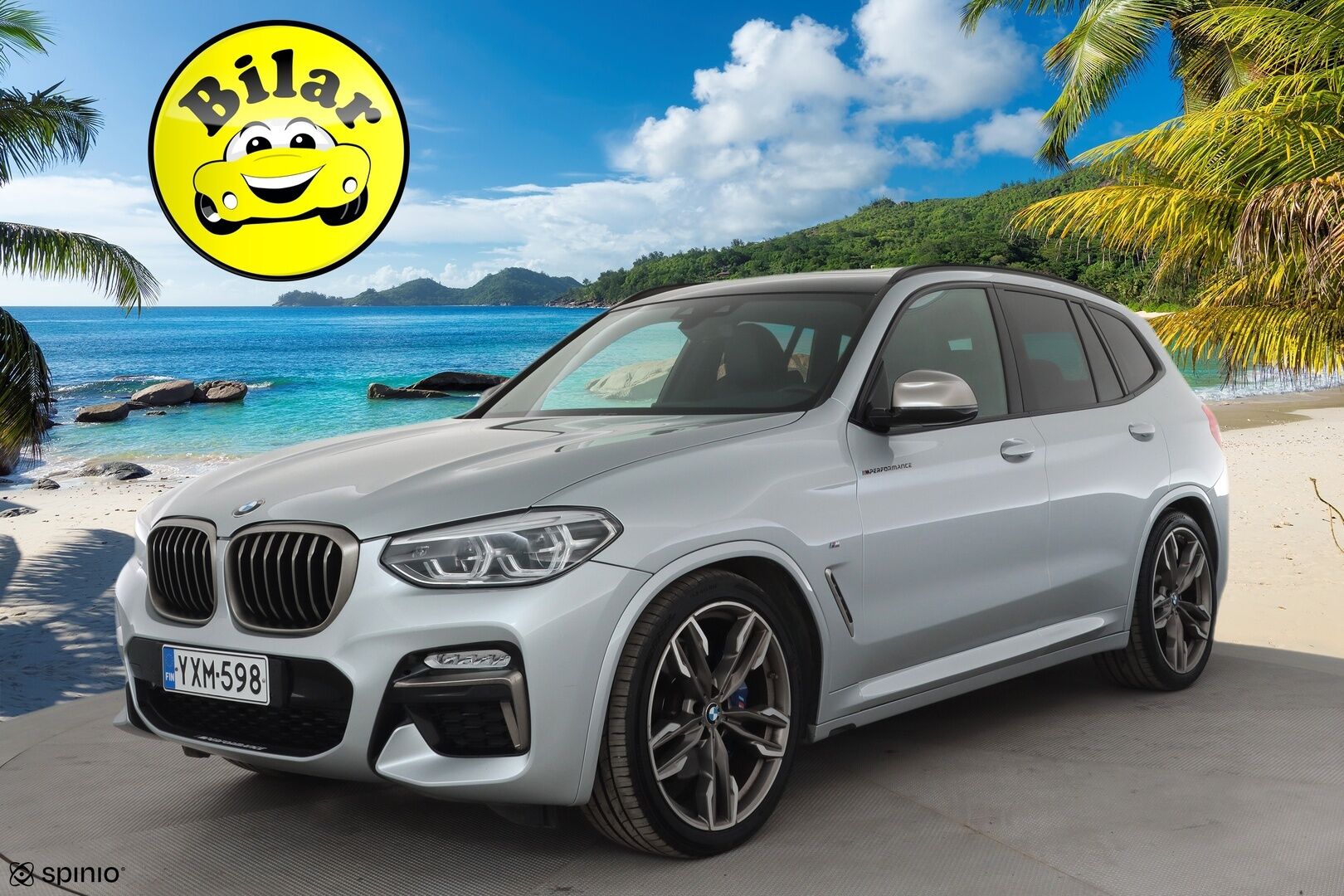 BMW X3 2018 G01 xDrive M40i A M Performance - Panorama | Adap.LED | Webasto | Koukku | Sporttipenkit | Vakkari | P.tutkat