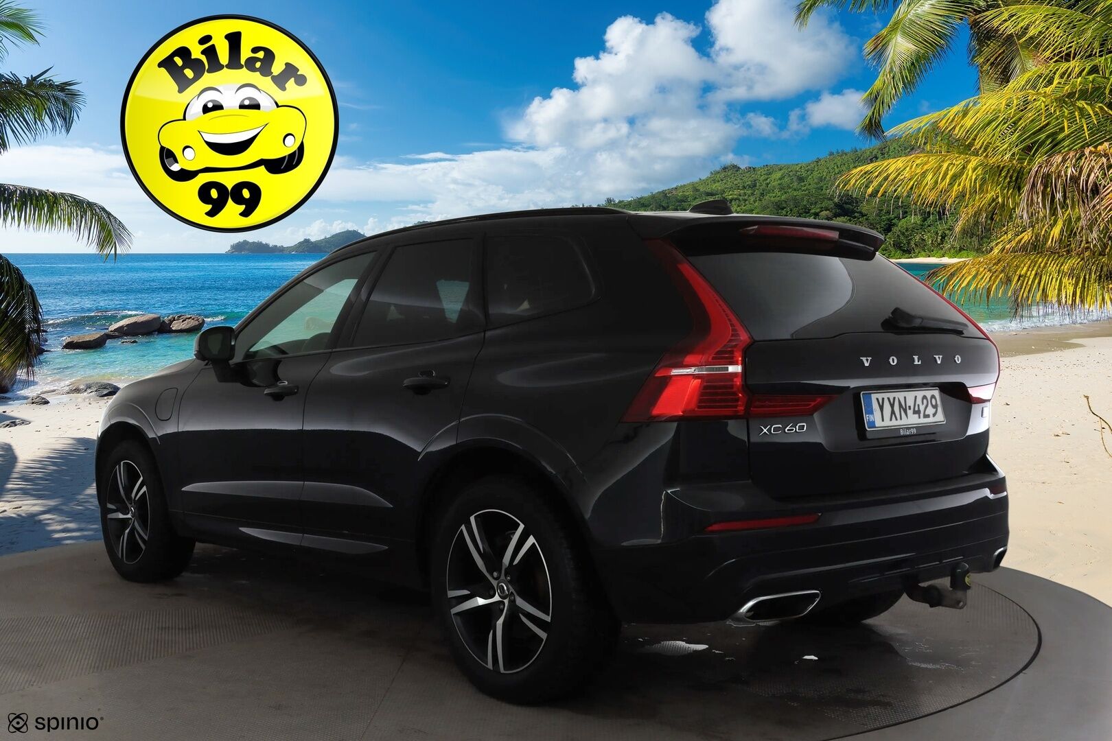 Volvo XC60 2021 T6 TwE AWD Business R-Design aut. * ACC / Panorama / Full LED / Webasto / H&K / Koukku / 360° / BLIS / KeylessGo * - Suomi-auto / Kahdet renkaat aluvanteilla / Merkkihuollettu / Huippuvarusteet